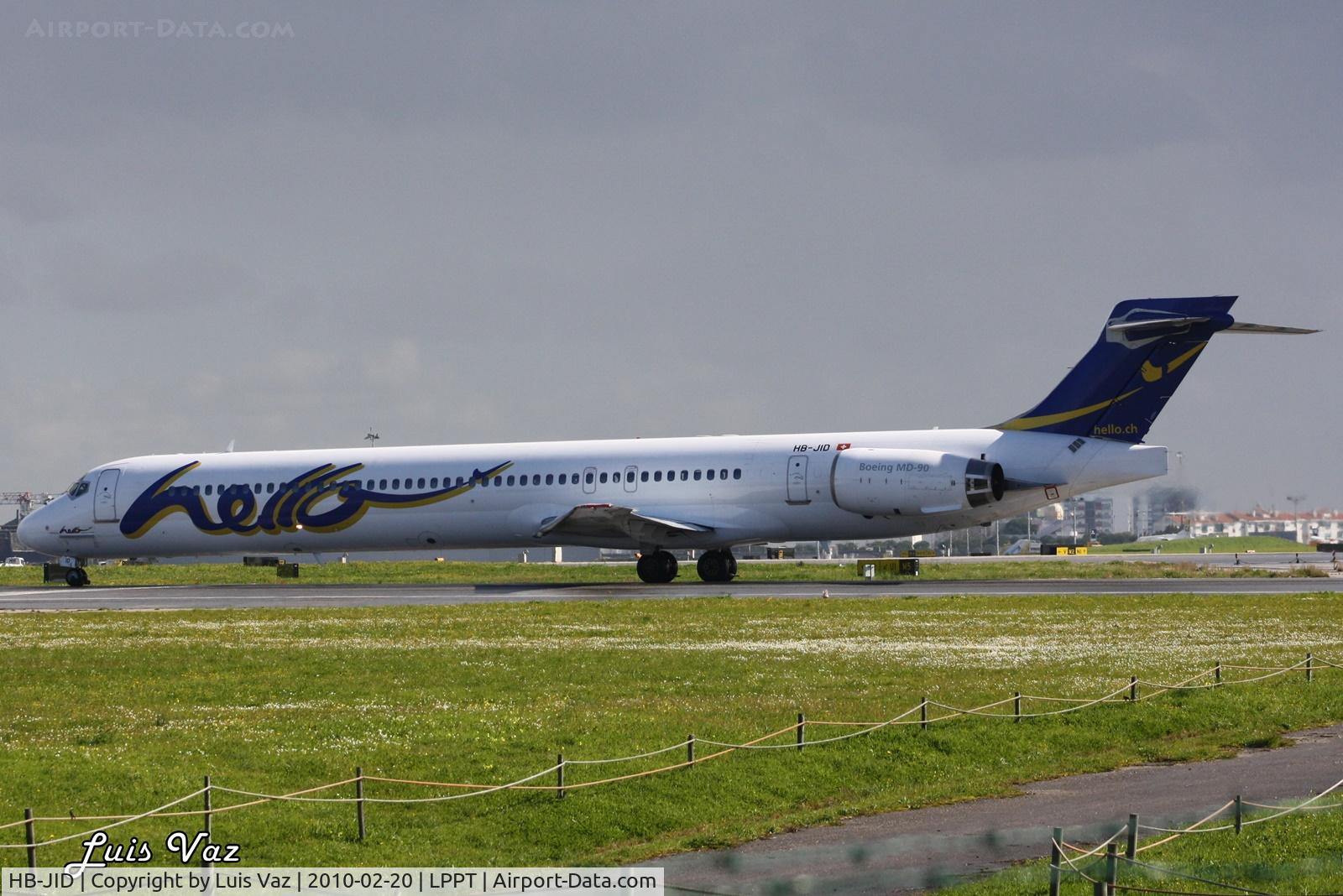 HB-JID, 1996 McDonnell Douglas MD-90-30 C/N 53460, Hello