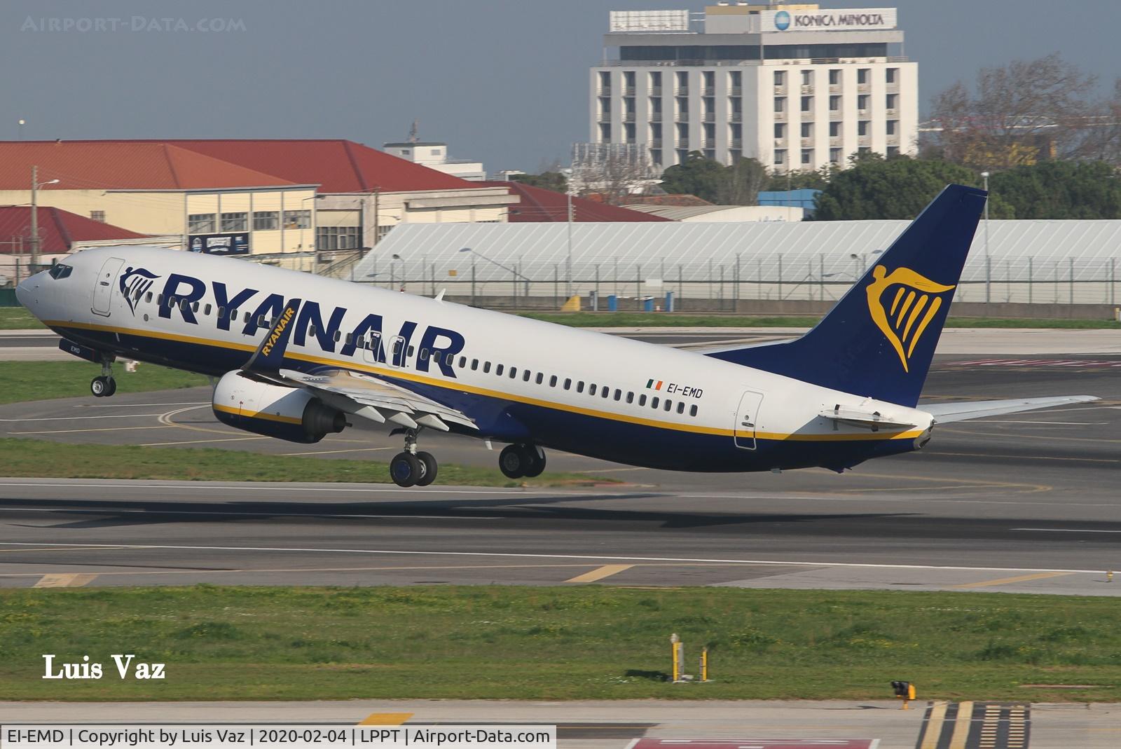 EI-EMD, 2010 Boeing 737-8AS C/N 38509, Ryanair