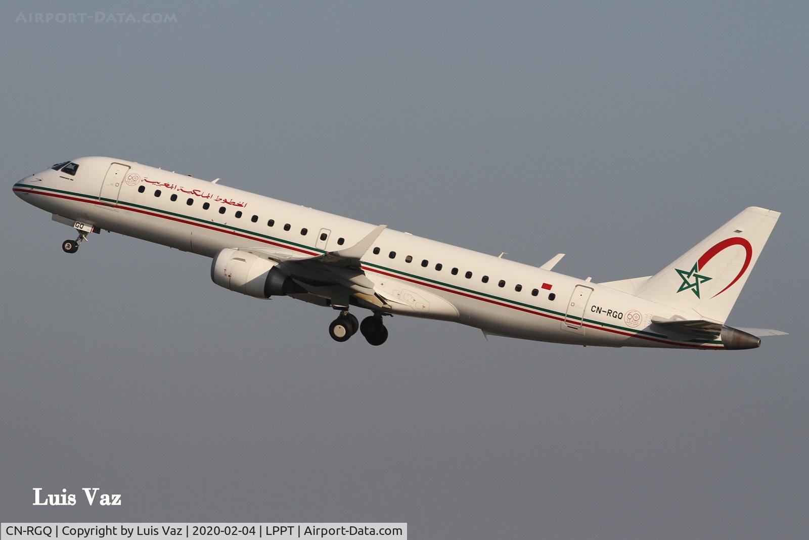 CN-RGQ, 2014 Embraer 190AR (ERJ-190-100IGW) C/N 19000682, Royal Air Maroc