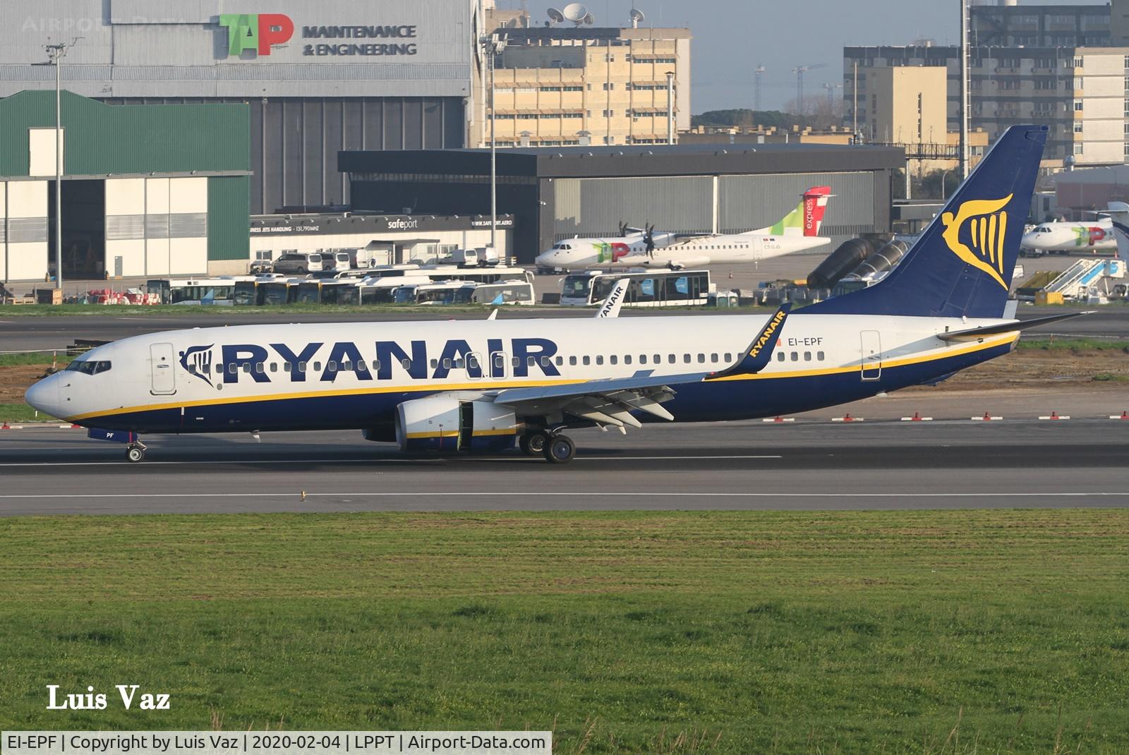 EI-EPF, 2011 Boeing 737-8AS C/N 40309, Ryanair