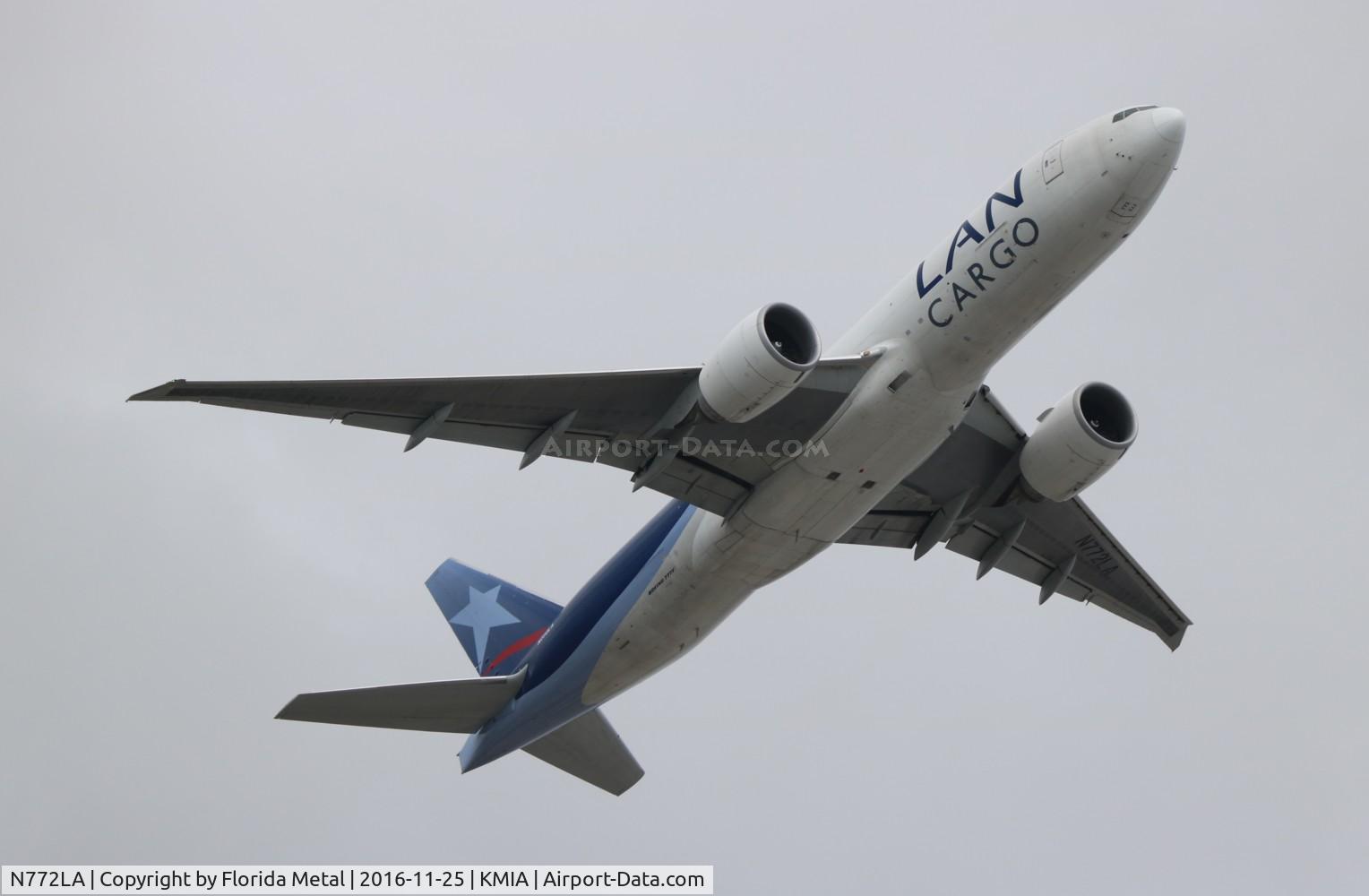 N772LA, 2009 Boeing 777-F6N C/N 37708, MIA spotting 2016