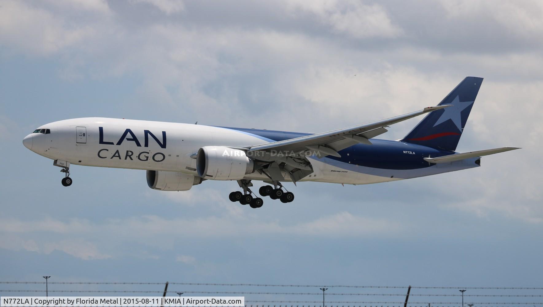 N772LA, 2009 Boeing 777-F6N C/N 37708, MIA spotting 2015