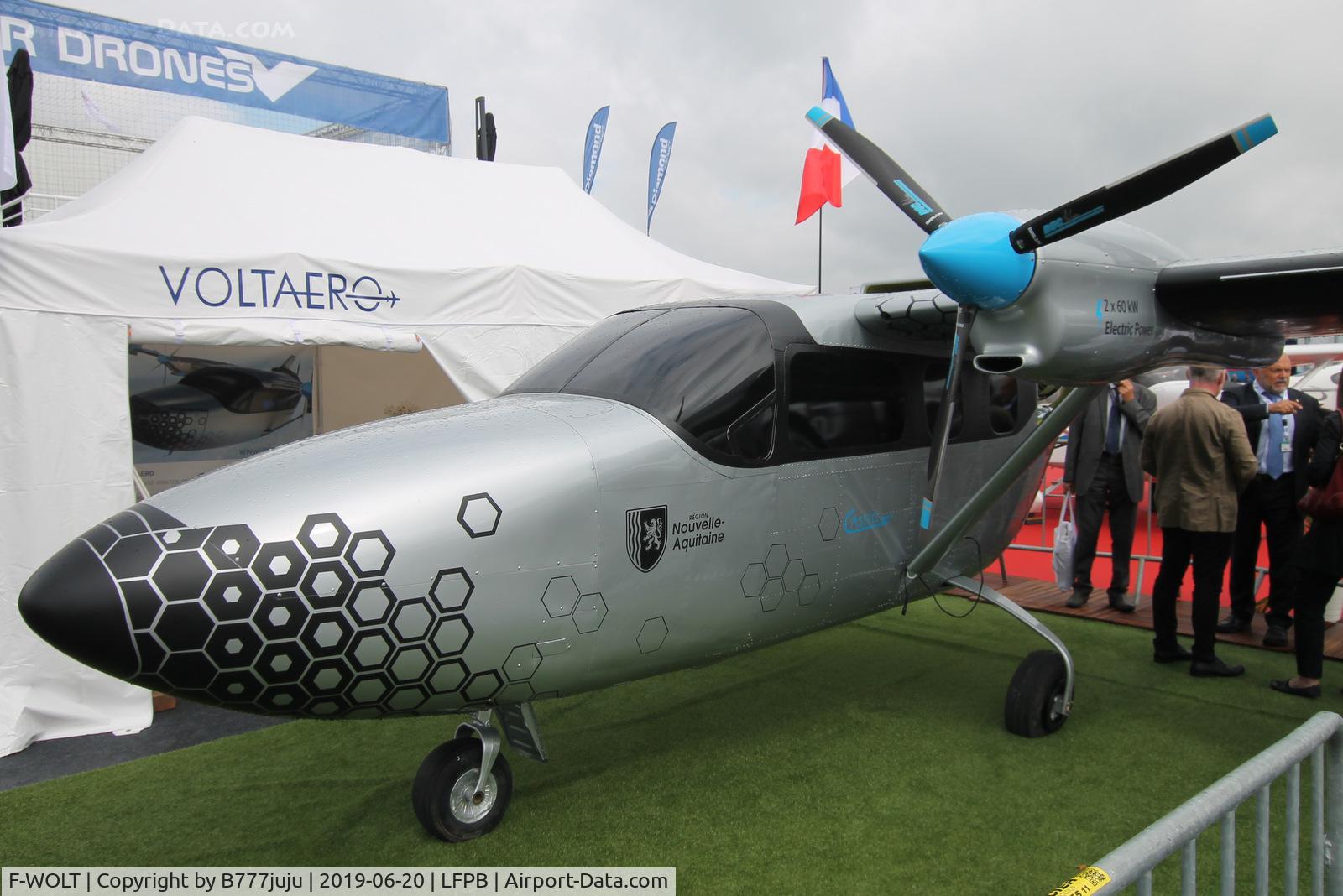 F-WOLT, VoltAero Cassio 1 C/N unknow, on display at SIAE 2019