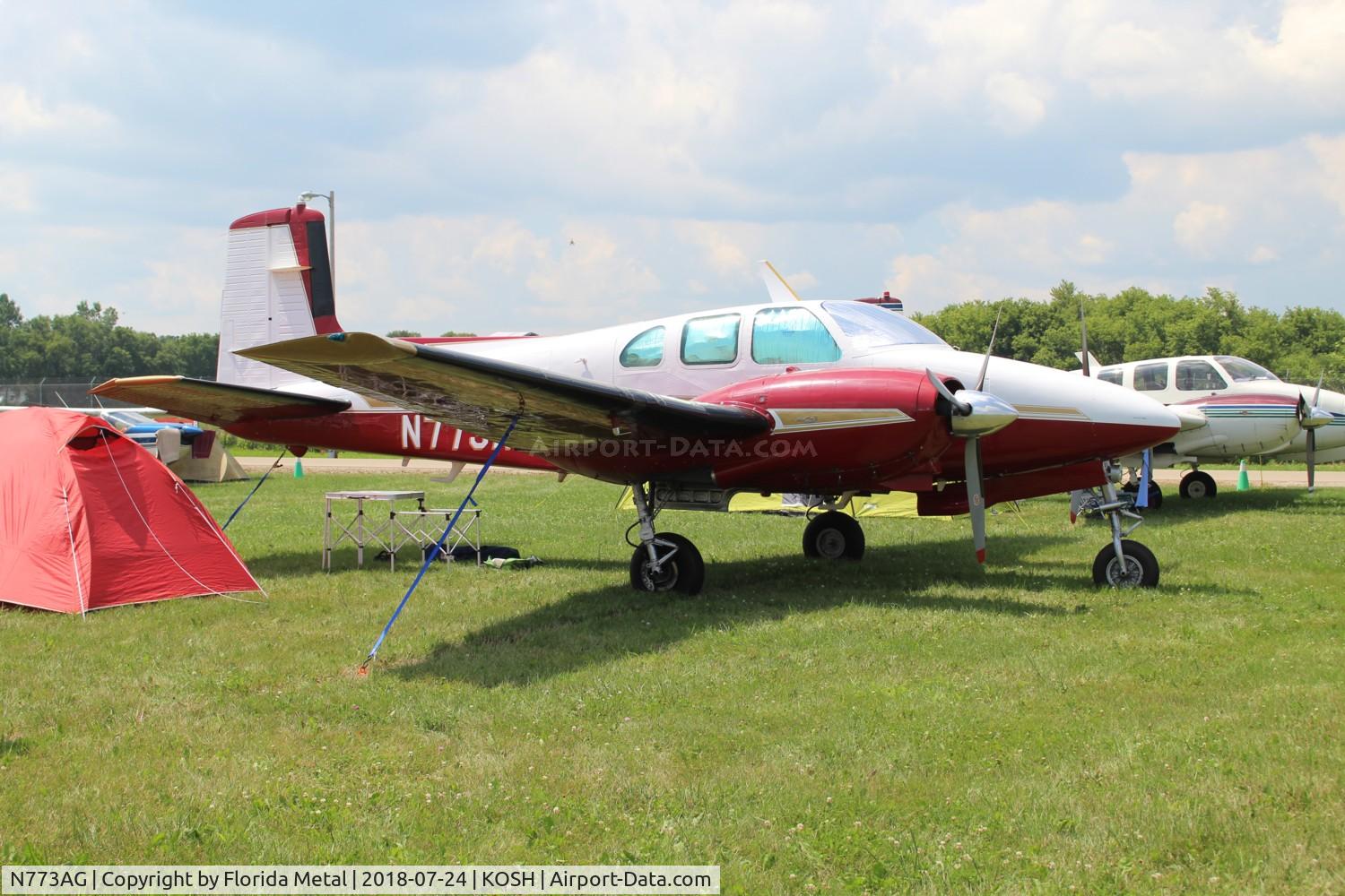 N773AG, 1960 Beech H50 C/N HH-130, EAA OSH 2018