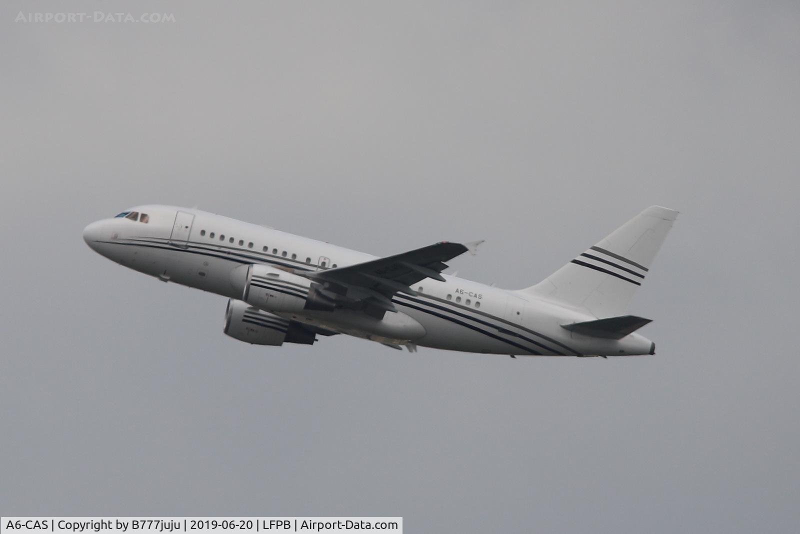 A6-CAS, 2010 Airbus A318-112CJ C/N 4211, at Le-Bourget