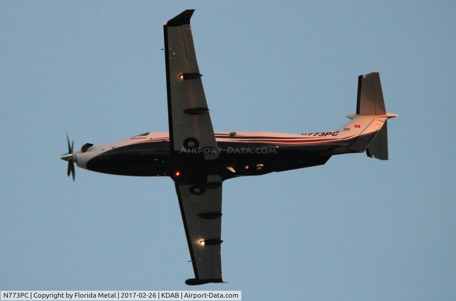 N773PC, 2009 Pilatus PC-12/47E C/N 1173, DAB spotting 2017