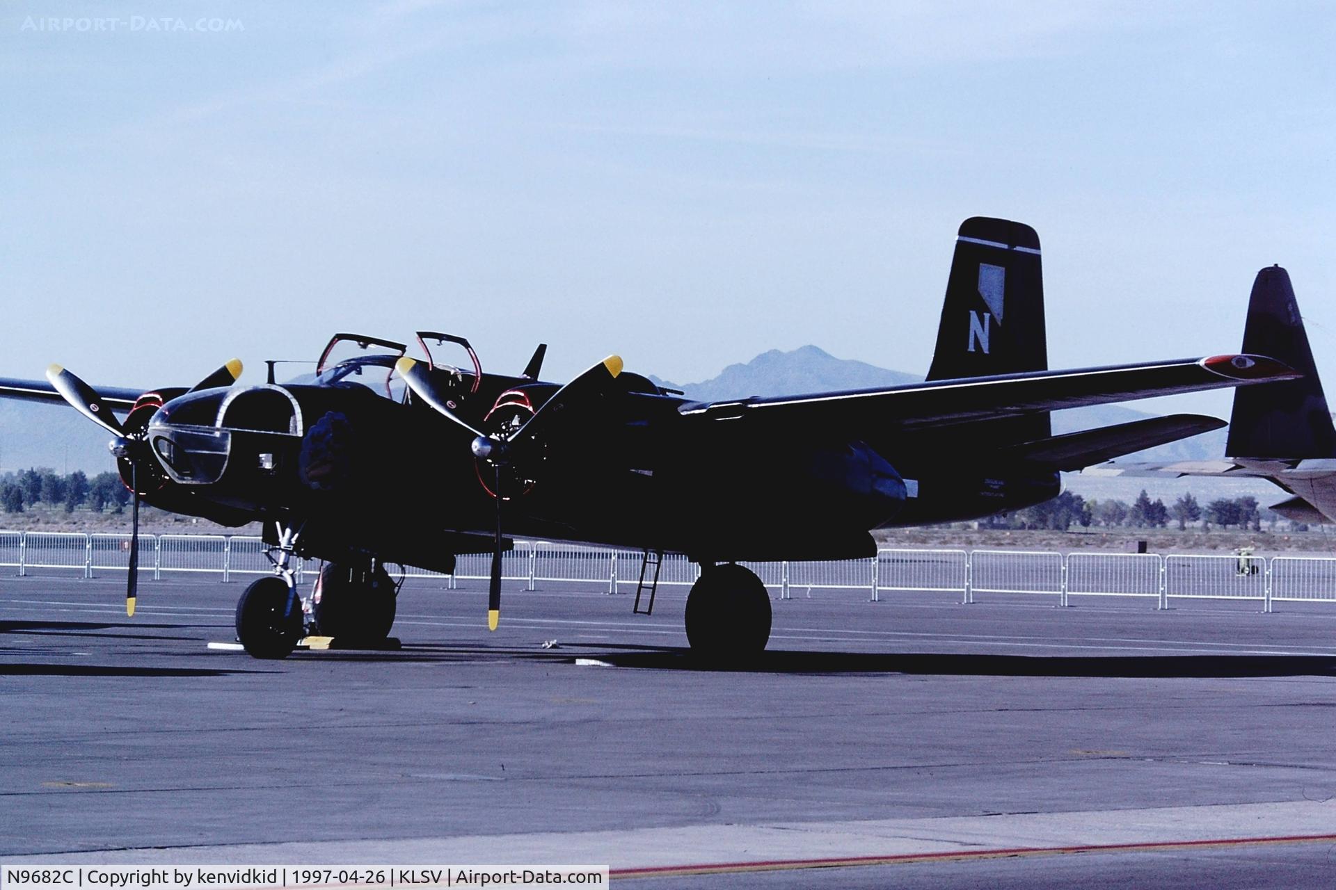 N9682C, 1944 Douglas A-26B Invader Invader C/N 6943, At the 1997 Golden Air Tattoo, Nellis.
