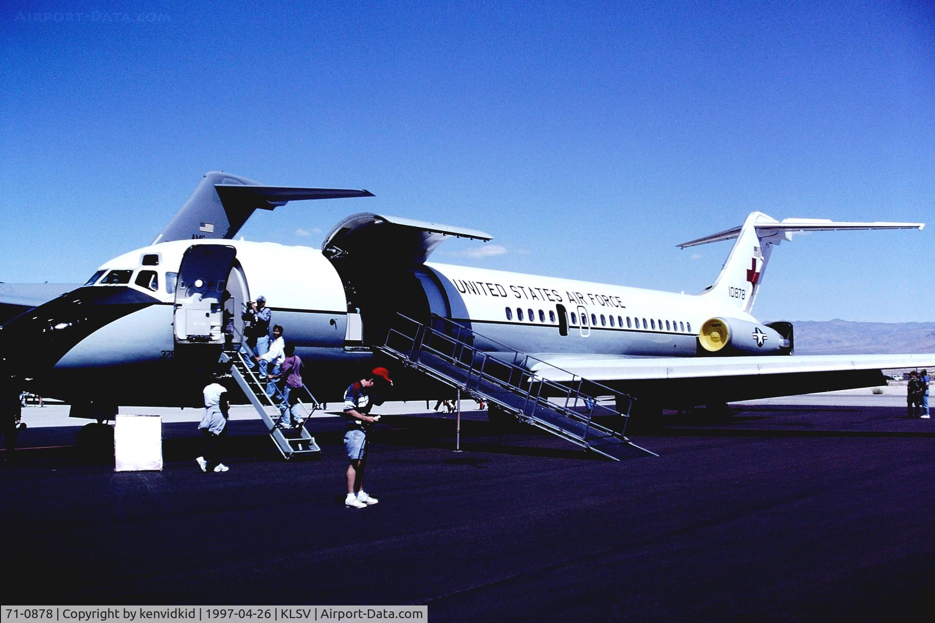 71-0878, 1971 McDonnell Douglas C-9A Nightingale C/N 47536, At the 1997 Golden Air Tattoo, Nellis.