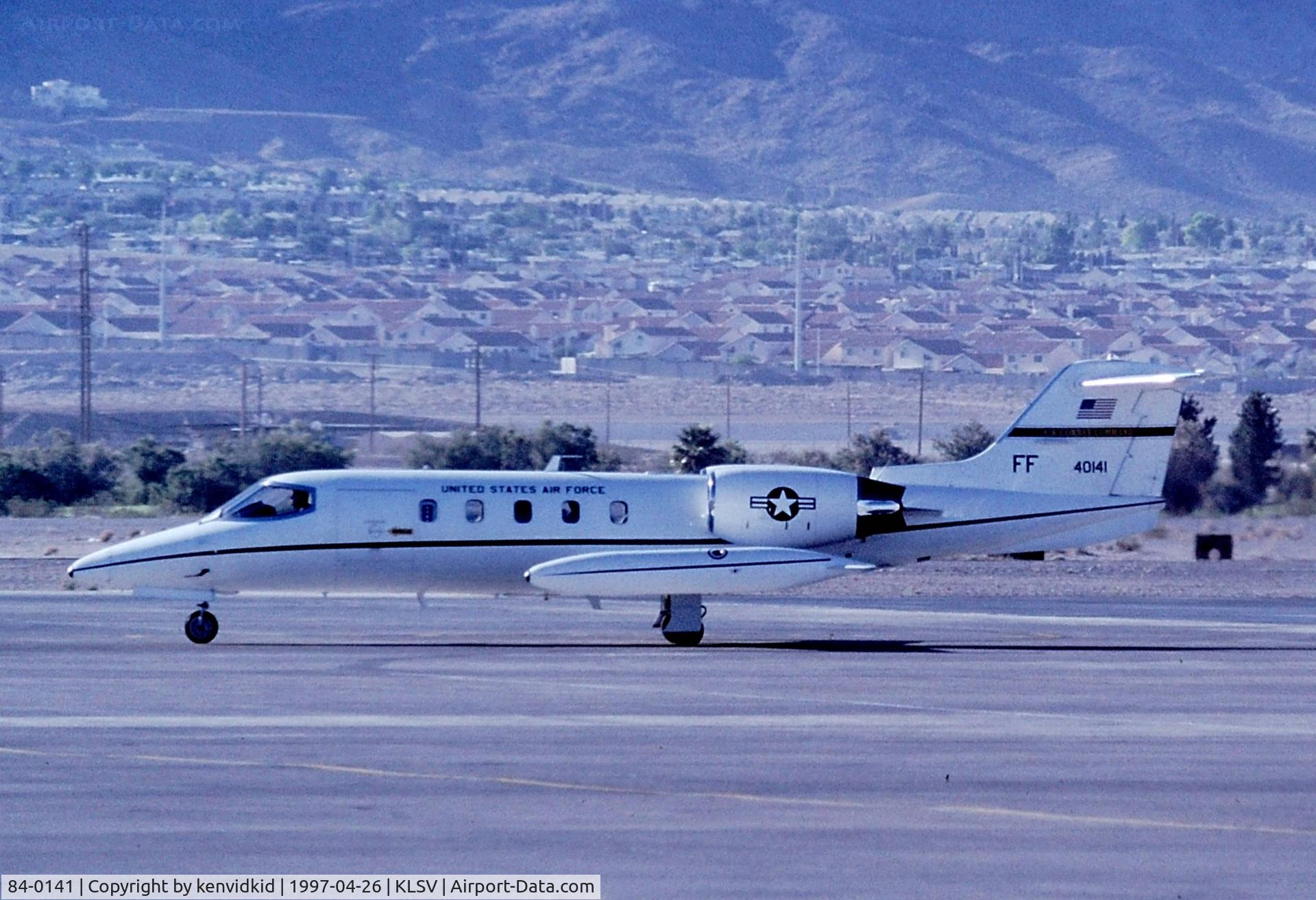 84-0141, 1984 Gates Learjet C-21A C/N 35A-584, At the 1997 Golden Air Tattoo, Nellis.