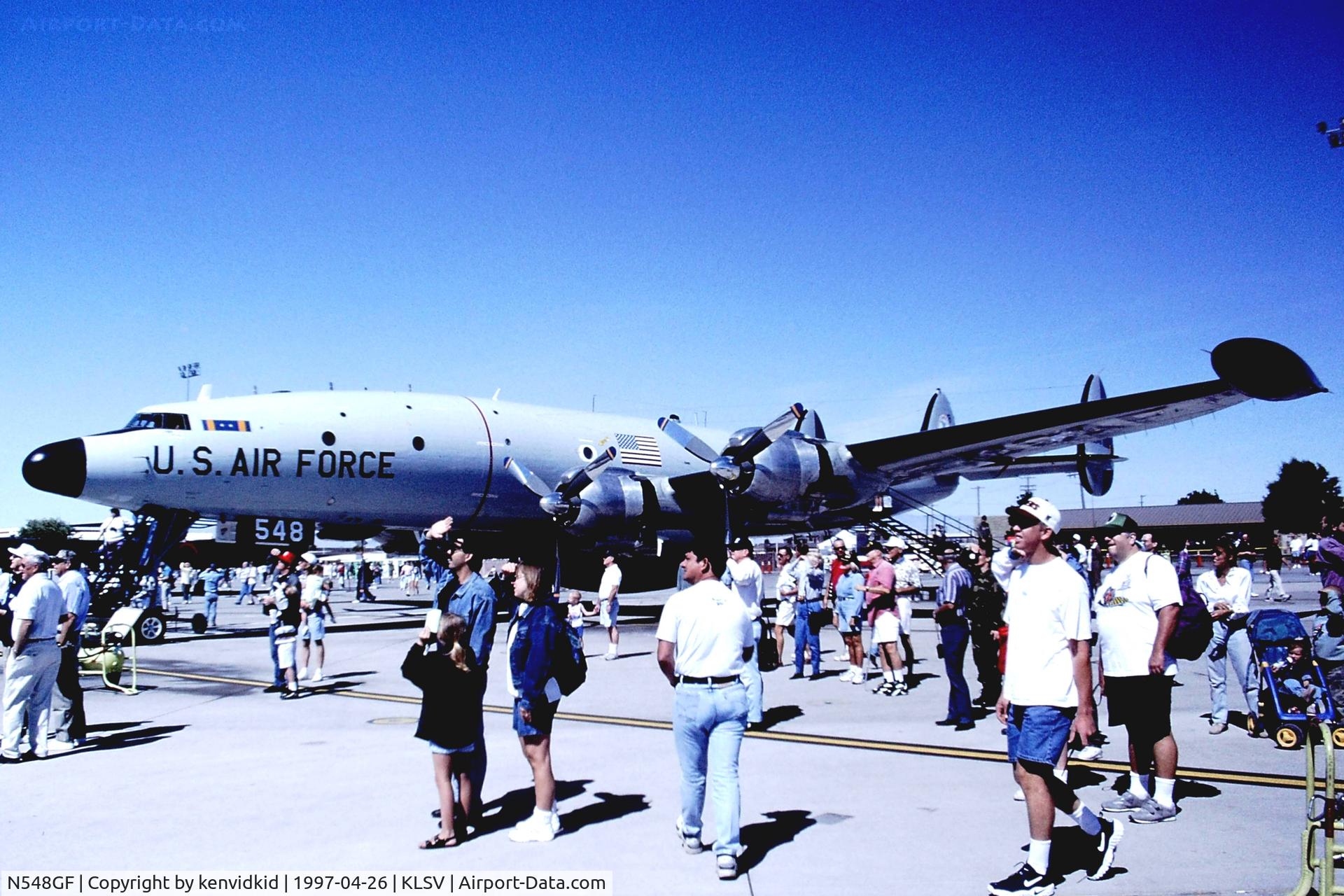 N548GF, 1955 Lockheed EC-121T Warning Star C/N 4363, At the 1997 Golden Air Tattoo, Nellis.