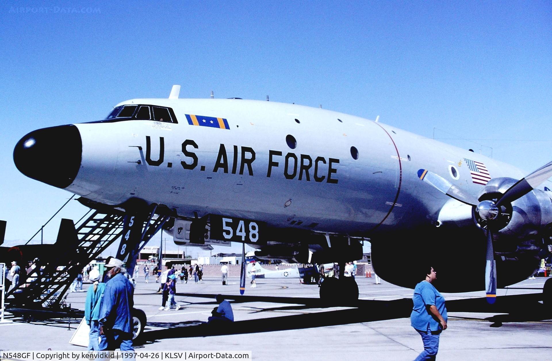 N548GF, 1955 Lockheed EC-121T Warning Star C/N 4363, At the 1997 Golden Air Tattoo, Nellis.
