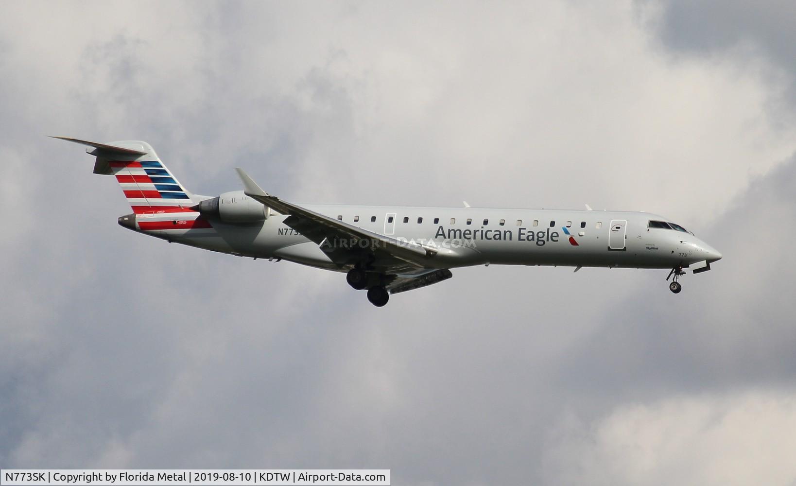 N773SK, 2005 Bombardier CRJ-702 C/N 10236, DTW spotting 2019