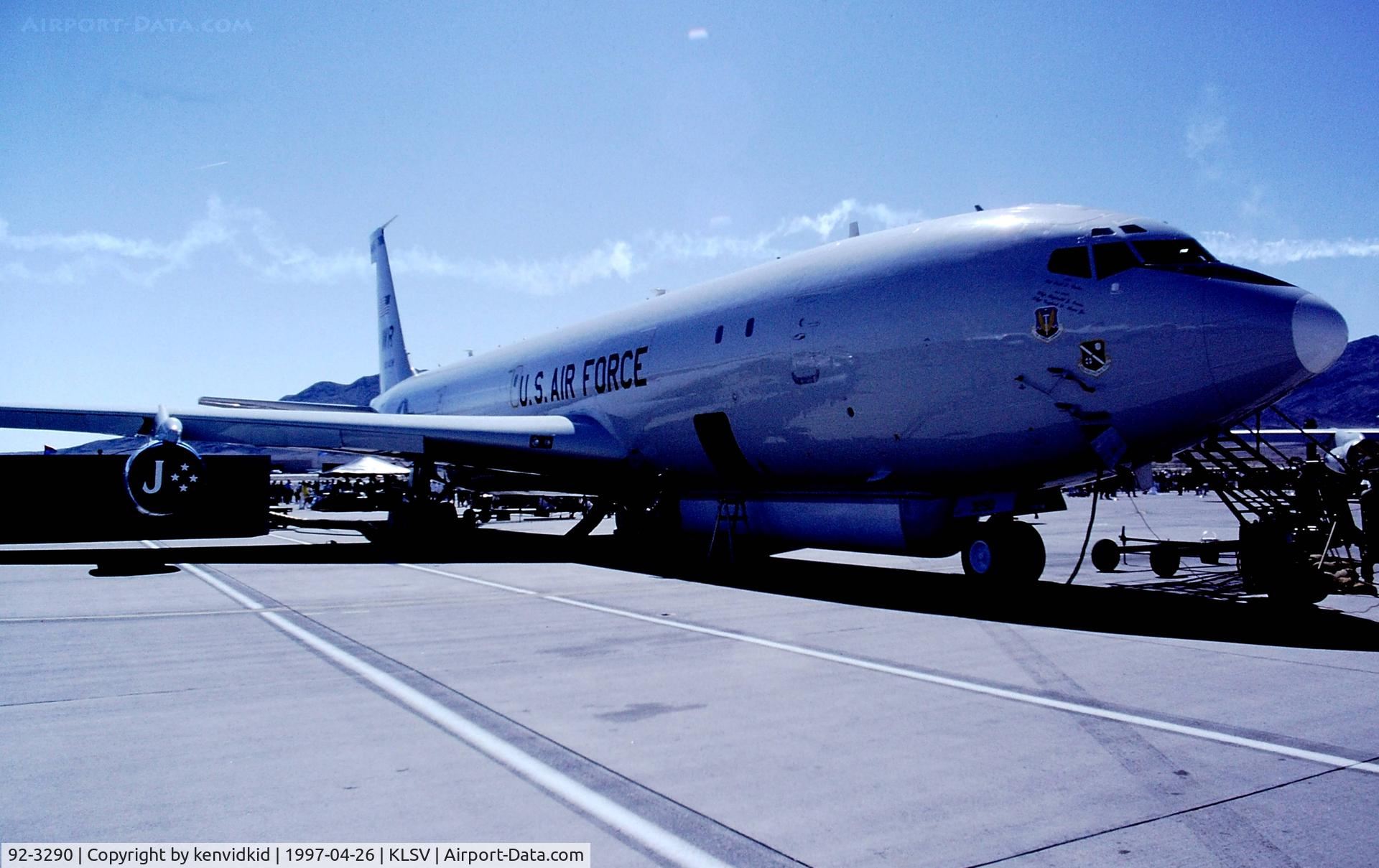 92-3290, Northrop Grumman E-8C J-STARS C/N P-2, At the 1997 Golden Air Tattoo, Nellis.
