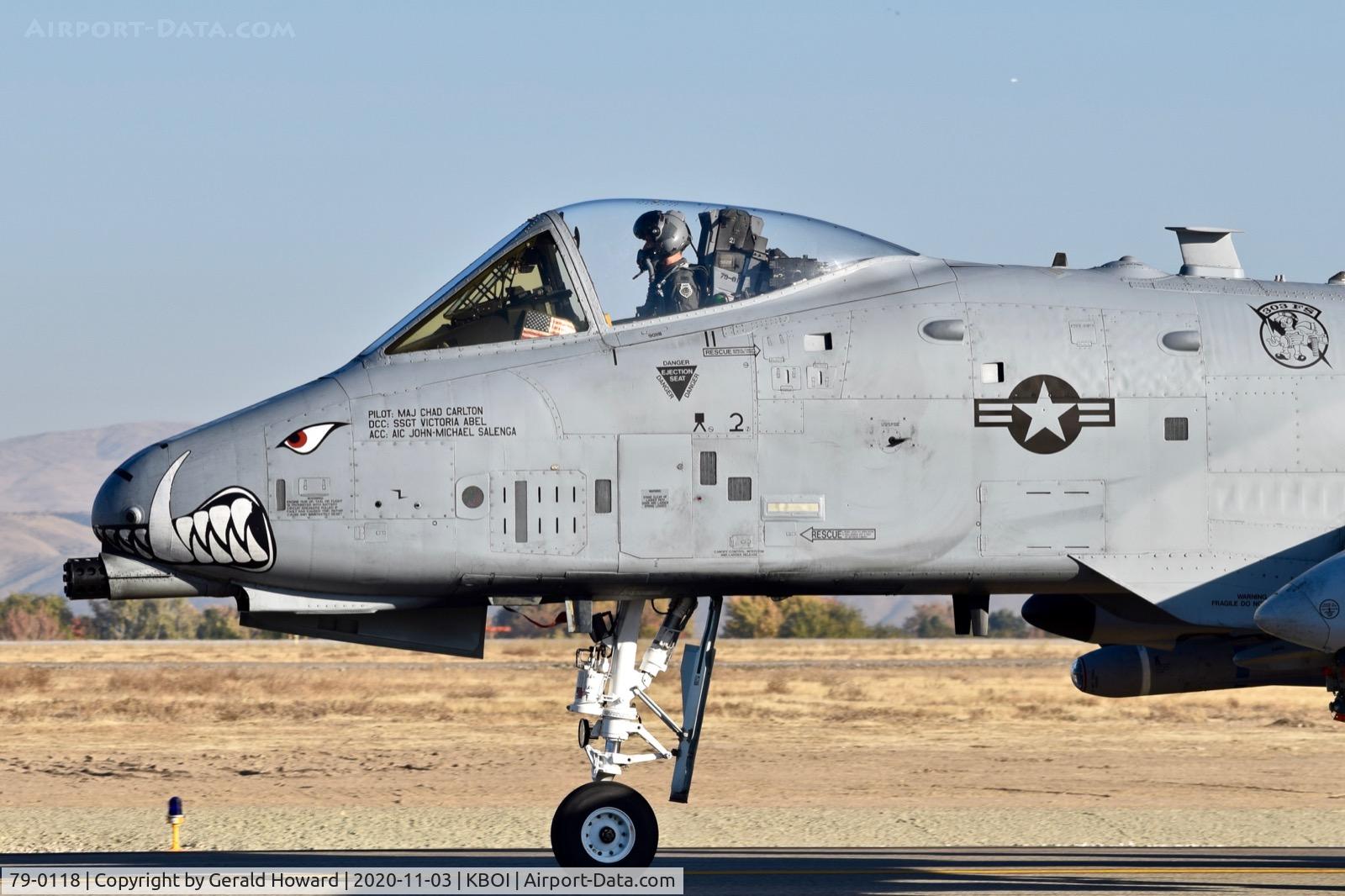 79-0118, 1979 Fairchild Republic A-10C Thunderbolt II C/N A10-0382, On Taxiway Foxtrot.