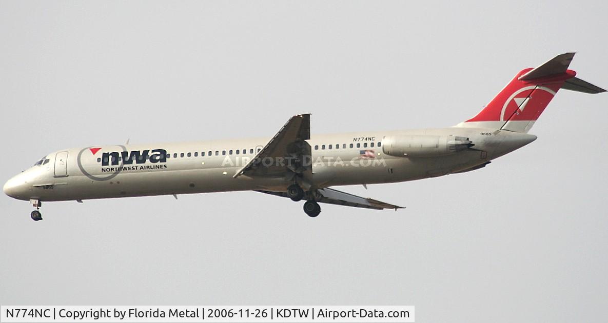 N774NC, 1978 McDonnell Douglas DC-9-51 C/N 47776, DTW spotting 2006