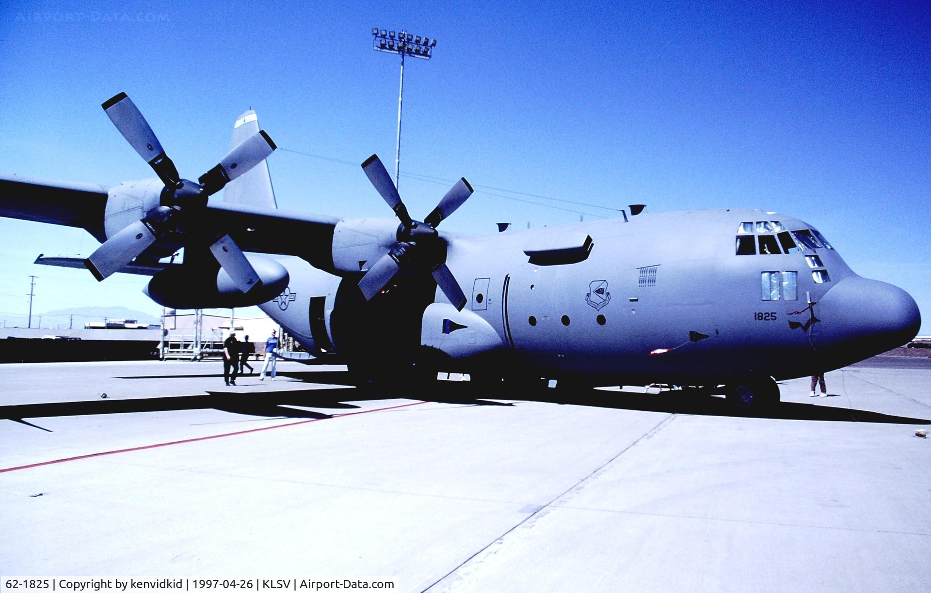 62-1825, 1962 Lockheed EC-130E Hercules C/N 382-3788, At the 1997 Golden Air Tattoo, Nellis.