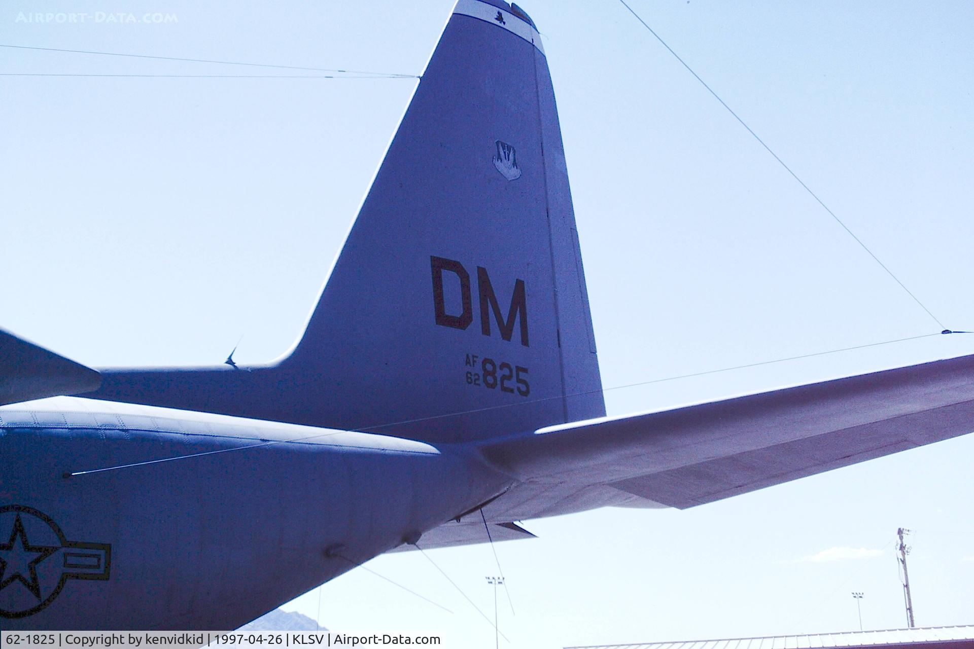 62-1825, 1962 Lockheed EC-130E Hercules C/N 382-3788, At the 1997 Golden Air Tattoo, Nellis.
