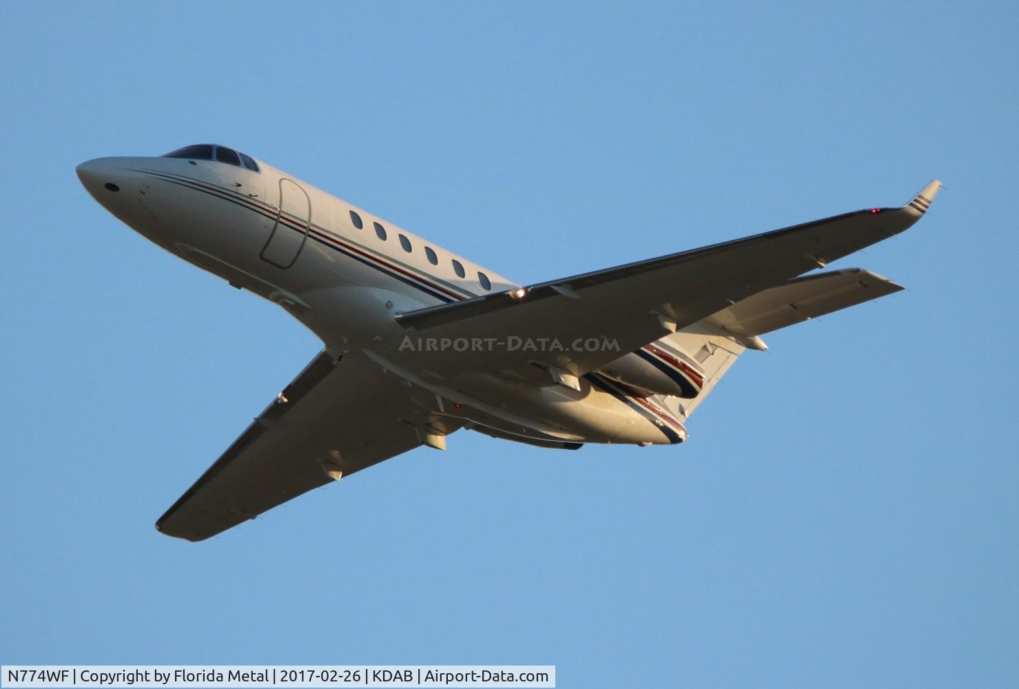 N774WF, 2006 Raytheon Hawker 850XP C/N 258774, DAB spotting 2017
