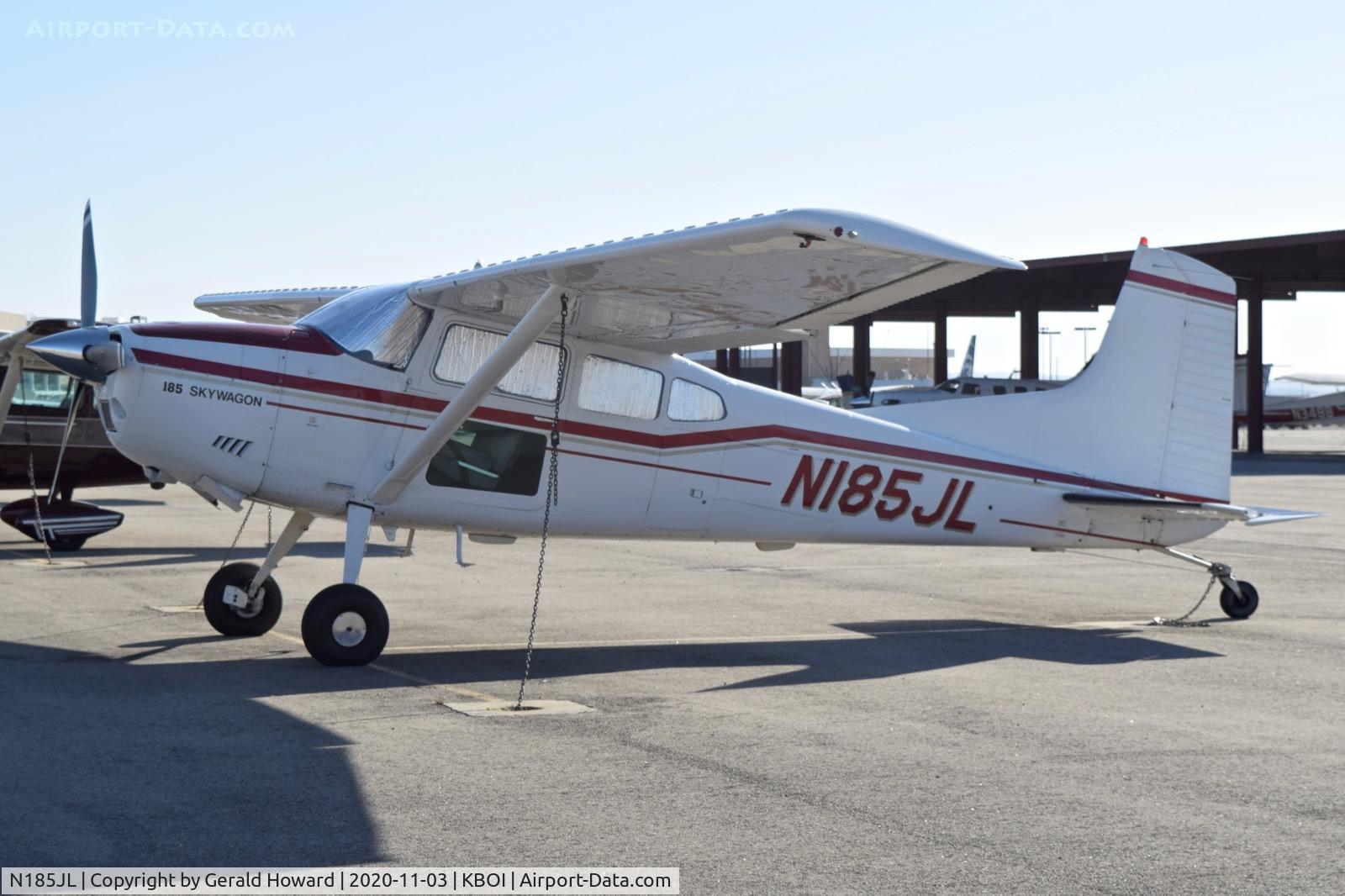 N185JL, 1978 Cessna A185F Skywagon 185 C/N 18503612, Parked on north GA ramp.