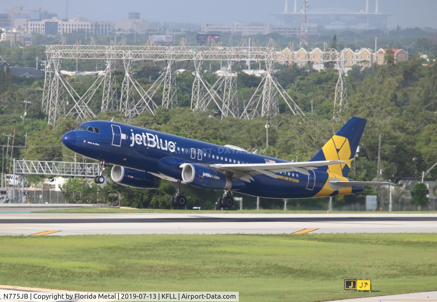 N775JB, 2009 Airbus A320-232 C/N 3800, FLL spotting 2019