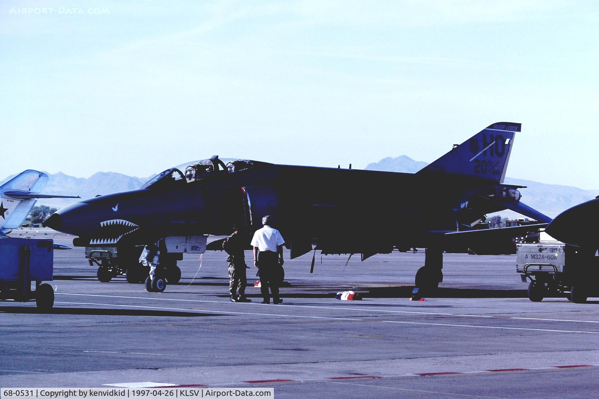 68-0531, 1968 McDonnell Douglas F-4E Phantom II C/N 3730, At the 1997 Golden Air Tattoo, Nellis.