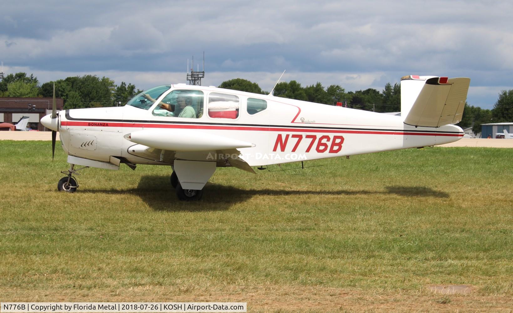 N776B, 1948 Beech A35 Bonanza C/N D-1786, EAA OSH 2018