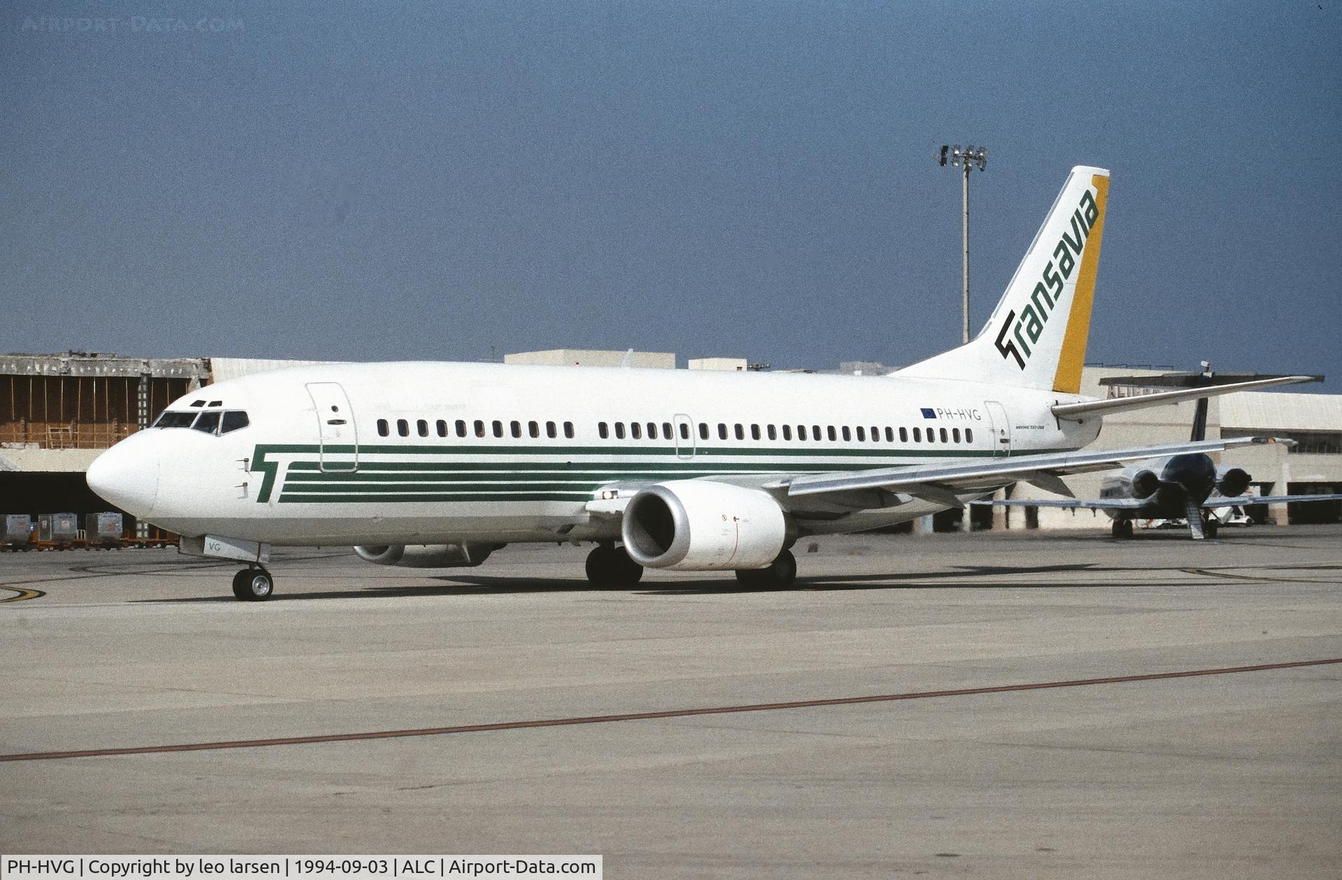 PH-HVG, 1986 Boeing 737-3K2 C/N 23412, Alicante 3.9.1994