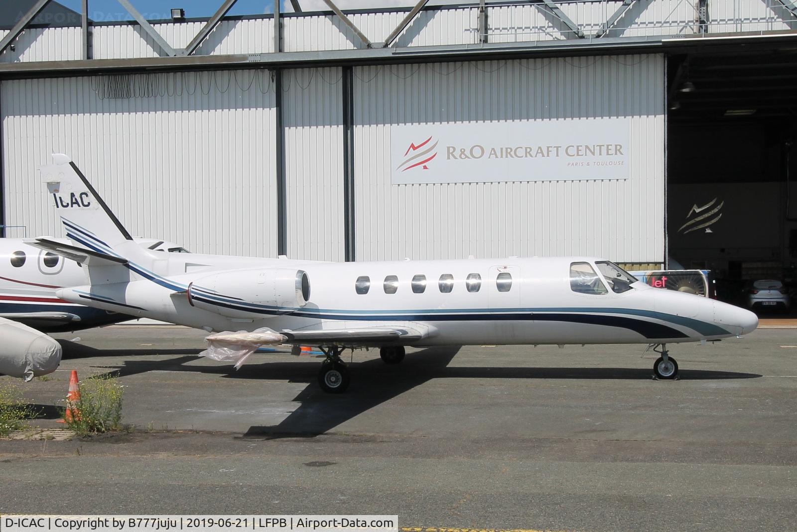 D-ICAC, Cessna 551 C/N 551-0010, on maintenance at Le-Bourget