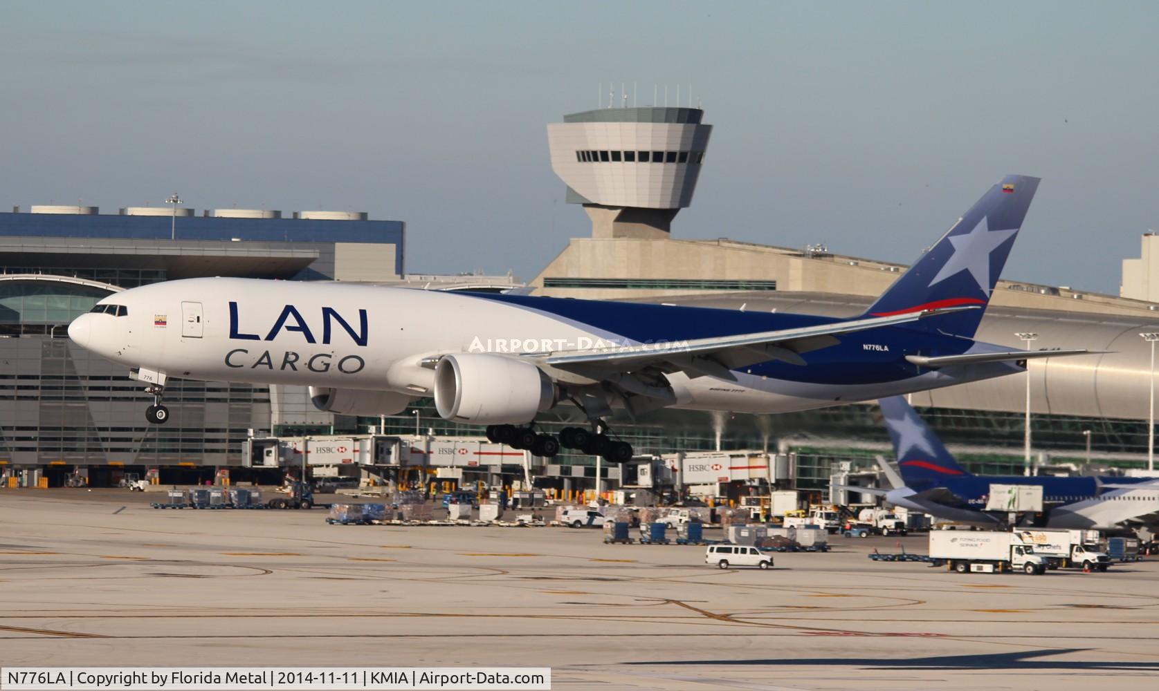 N776LA, 2012 Boeing 777-F16 C/N 38091, MIA spotting 2014