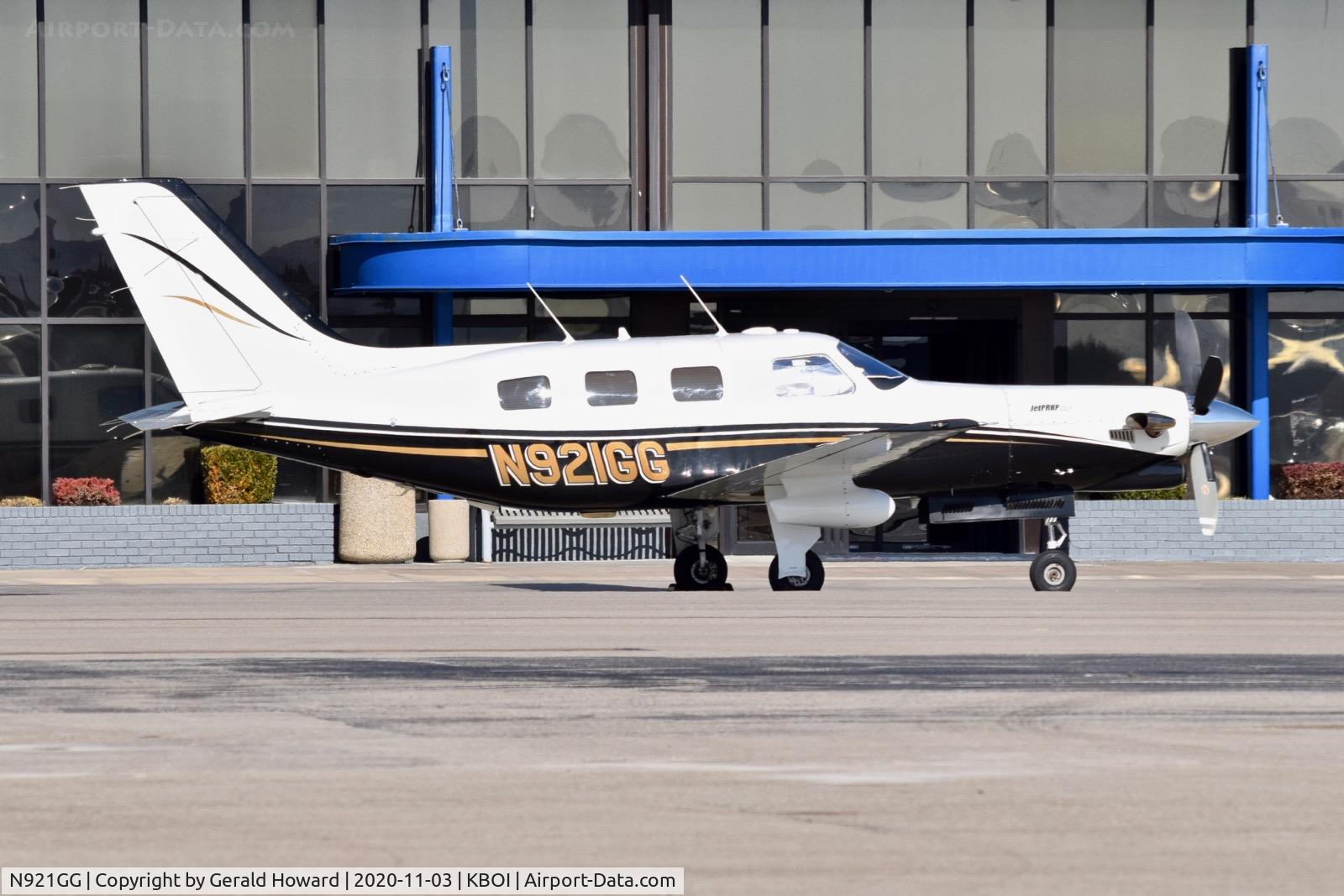 N921GG, 1998 Piper PA-46-350P Malibu Mirage C/N 4636136, Parked on north GA ramp.