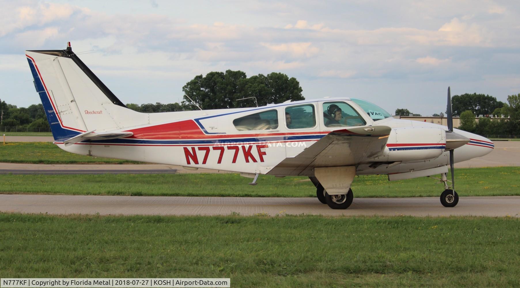 N777KF, 1963 Beech 95-B55 (T42A) Baron C/N TC-520, EAA OSH 2018