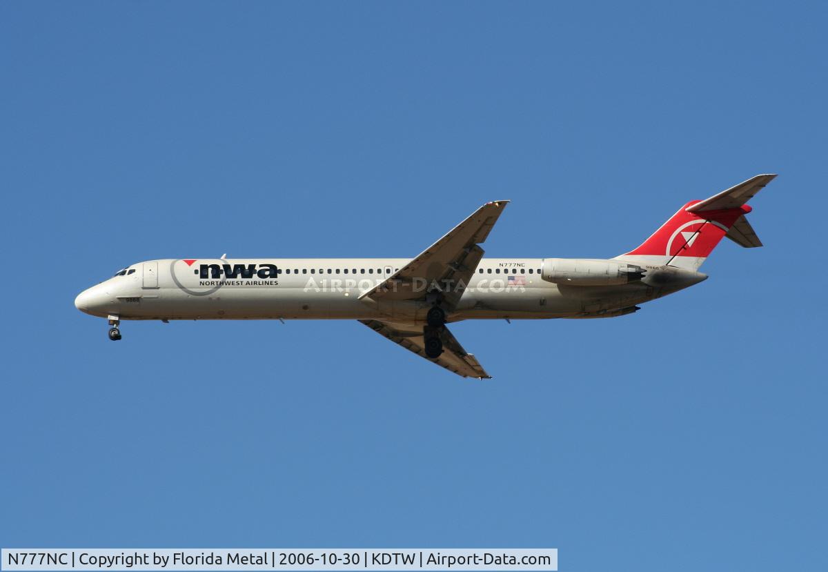 N777NC, 1979 McDonnell Douglas DC-9-51 C/N 47787, DTW spotting 2006