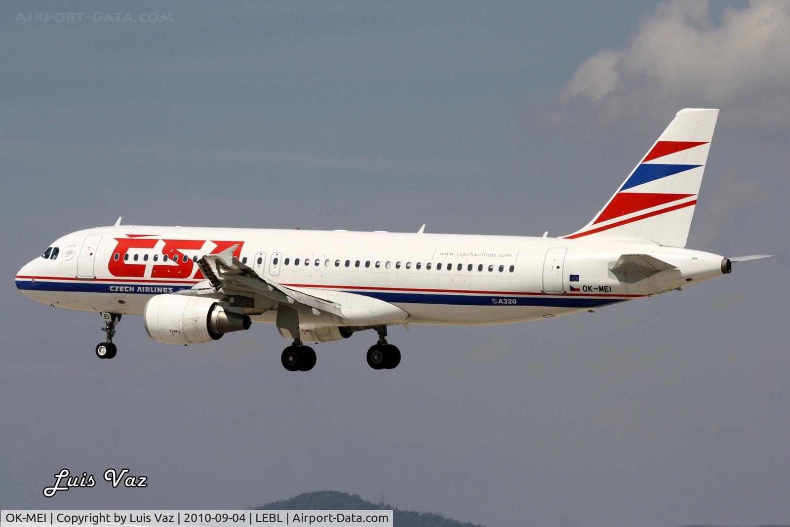 OK-MEI, 2007 Airbus A320-214 C/N 3060, Czech Airlines