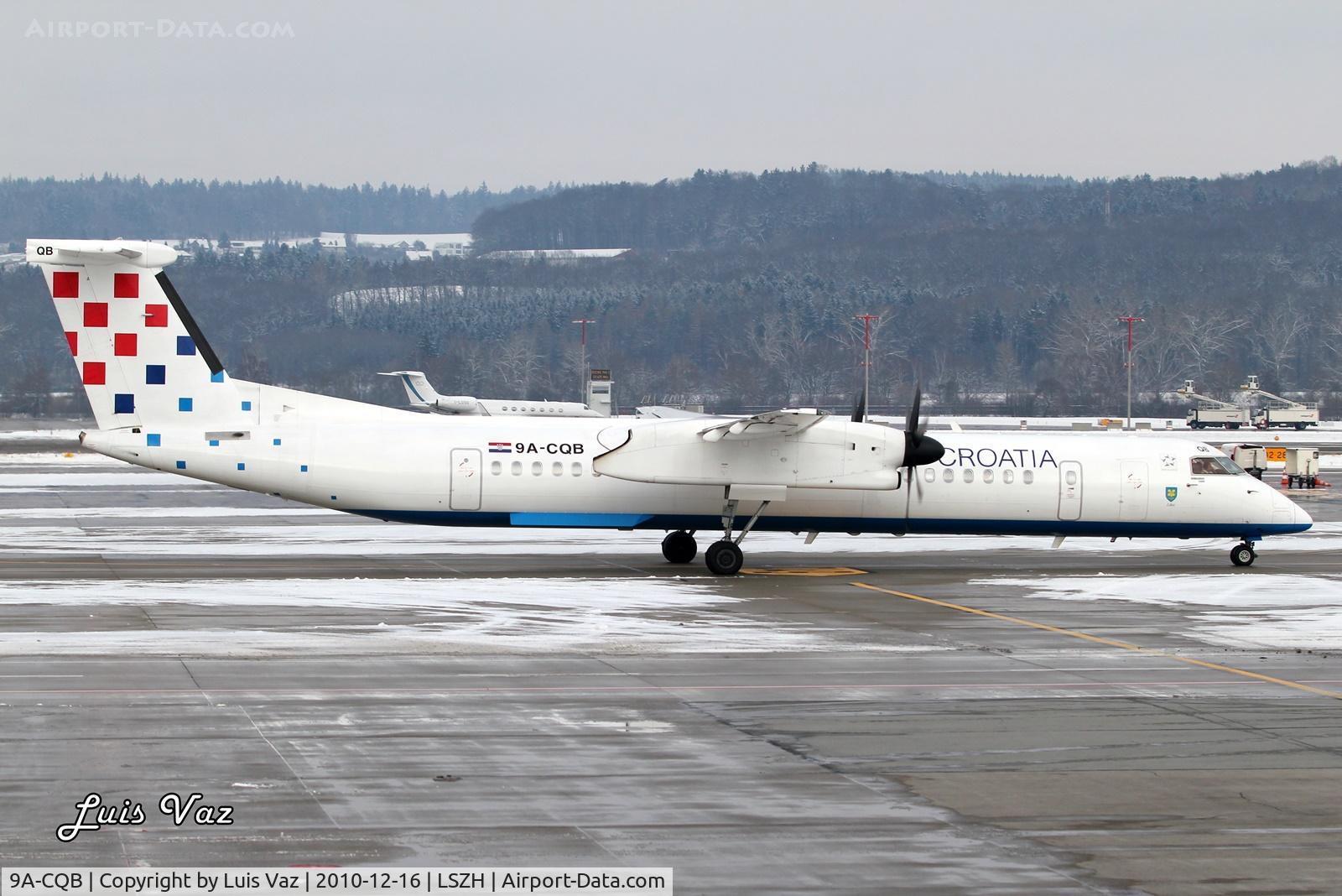 9A-CQB, 2008 De Havilland Canada DHC-8-402Q Dash 8 C/N 4211, Croatia