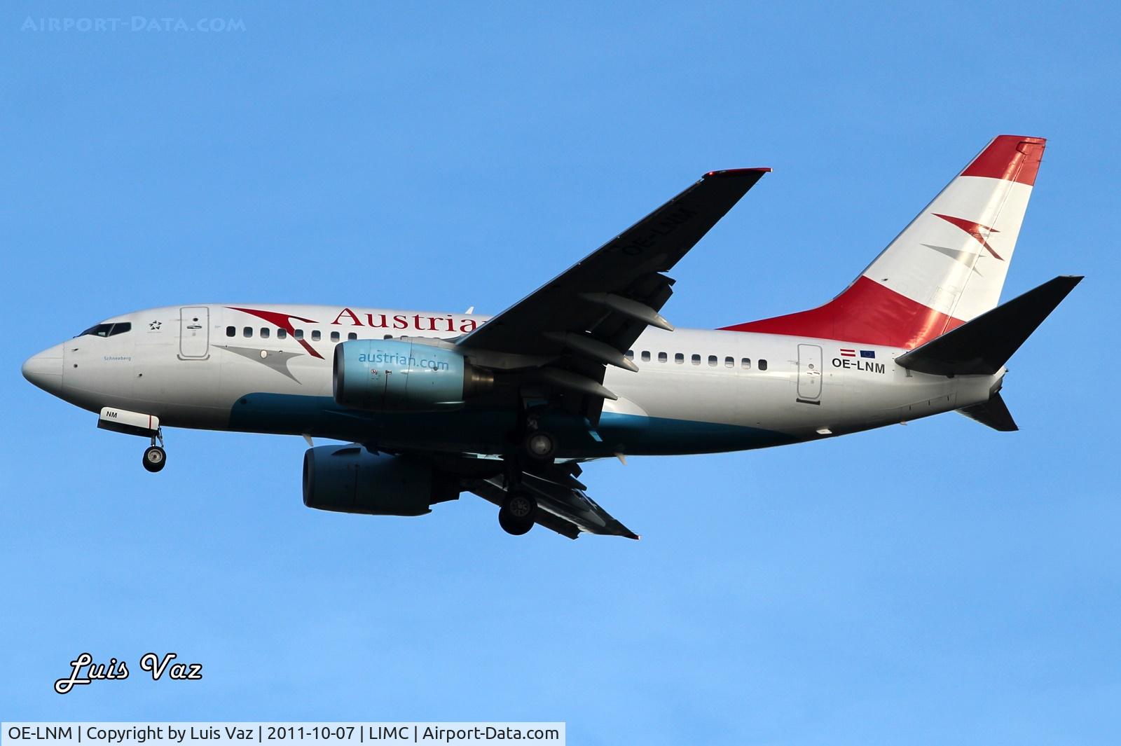 OE-LNM, 2000 Boeing 737-6Z9 C/N 30138, Austrian