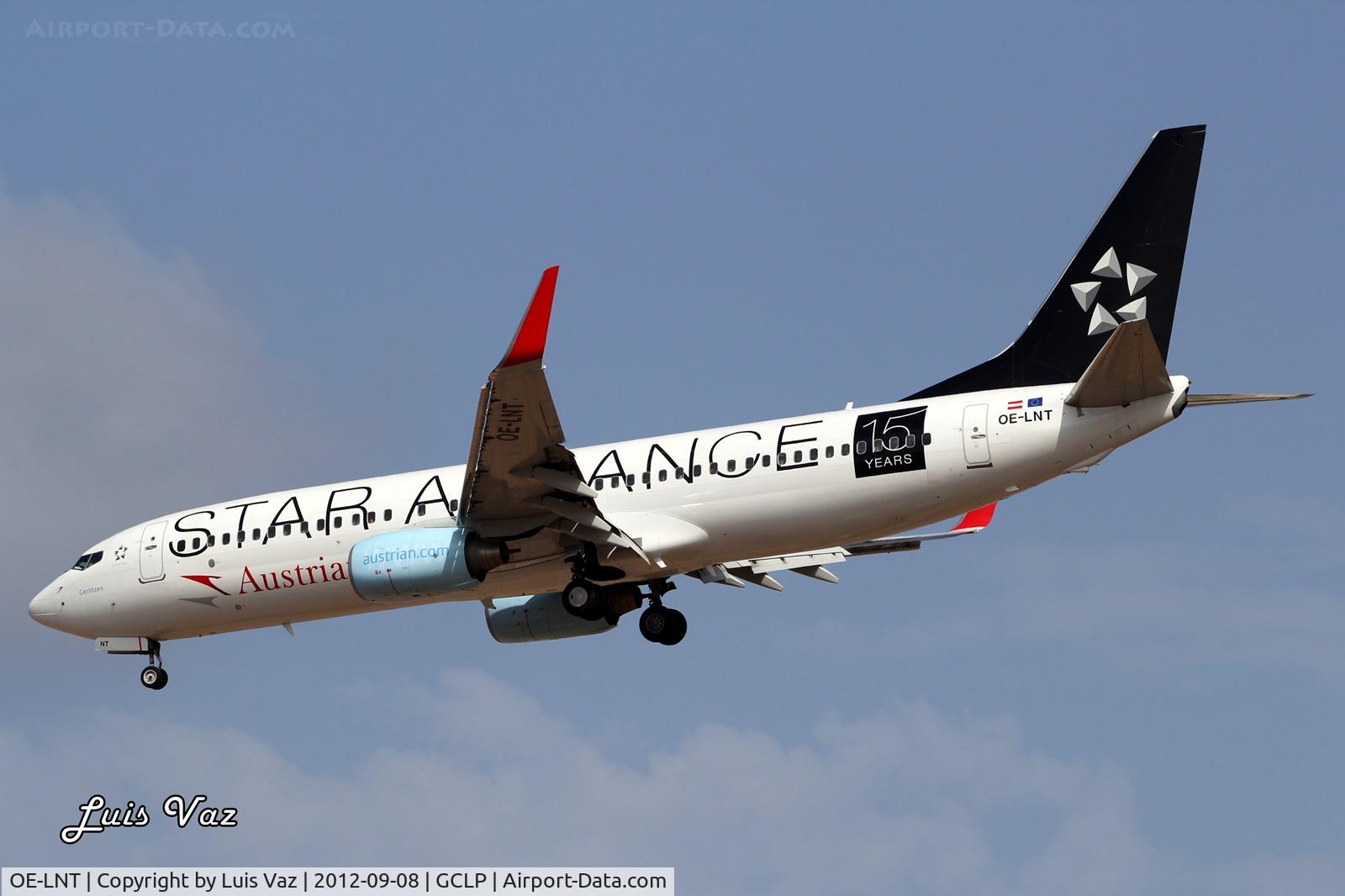 OE-LNT, 2006 Boeing 737-8Z9 C/N 33834, Austrian - StarAllince 15 years