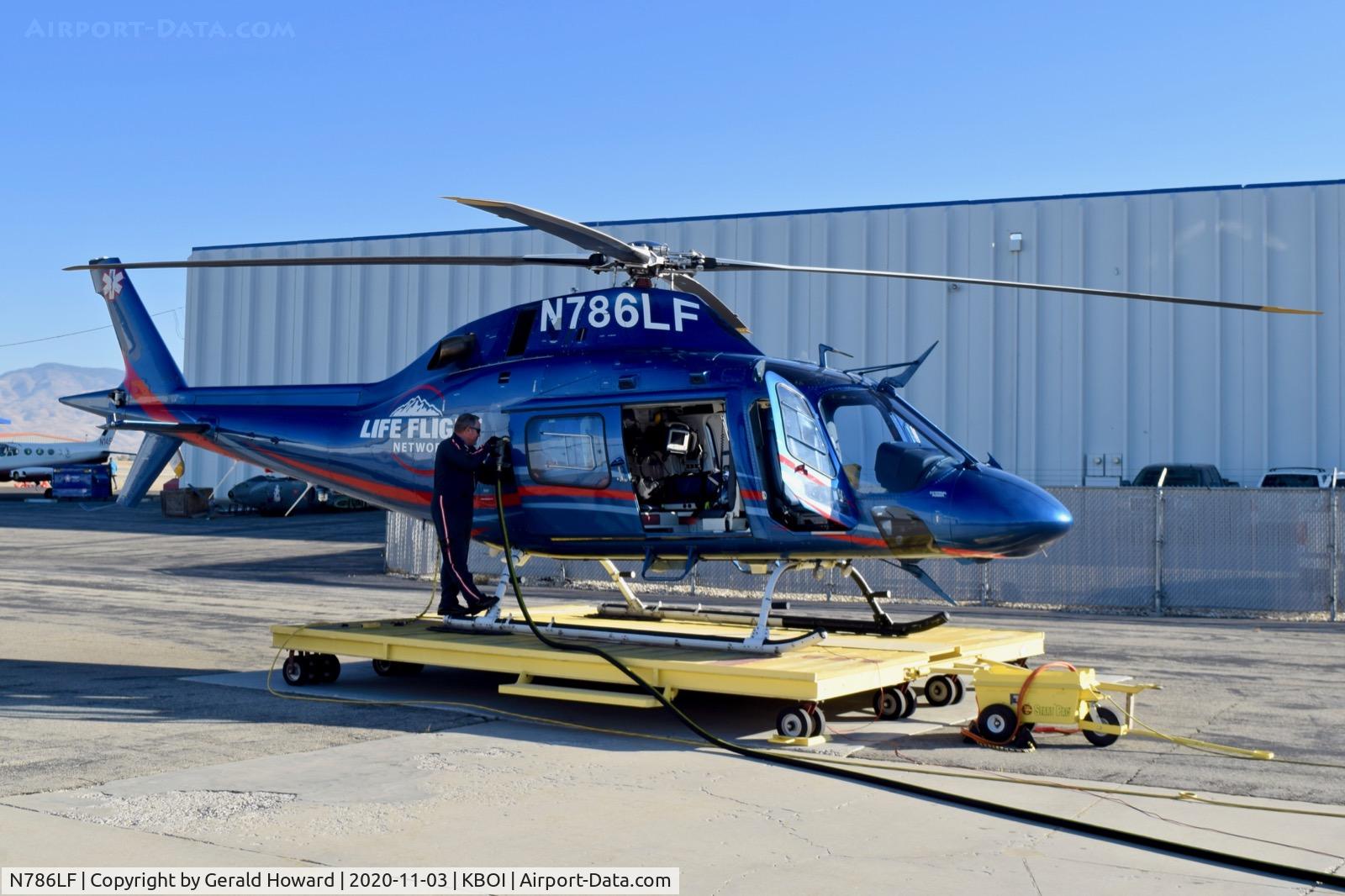 N786LF, 2016 AgustaWestland AW-119 MkII Koala Koala C/N 14847, Parked on Life Flight ramp.