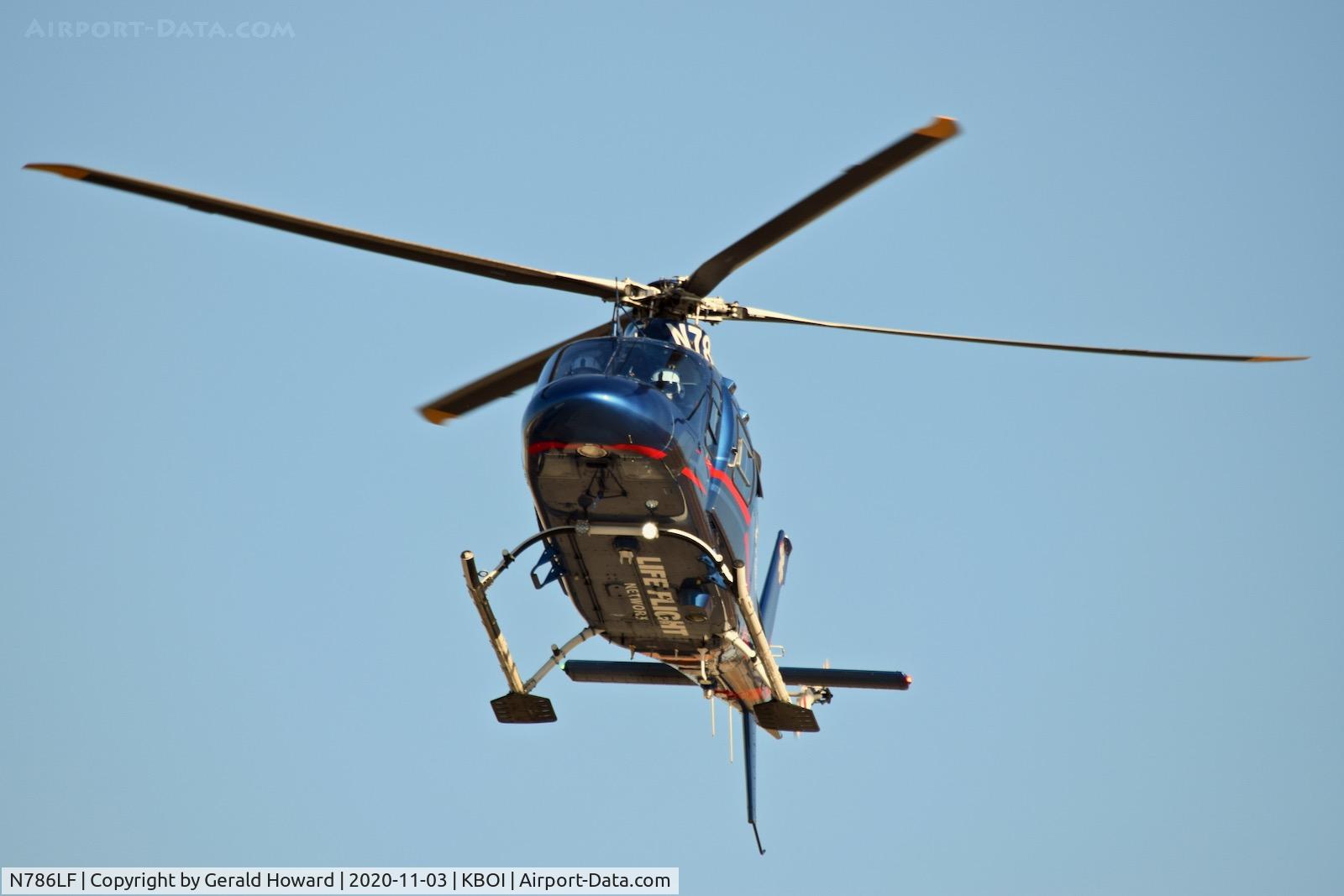 N786LF, 2016 AgustaWestland AW-119 MkII Koala Koala C/N 14847, Landing BOI.