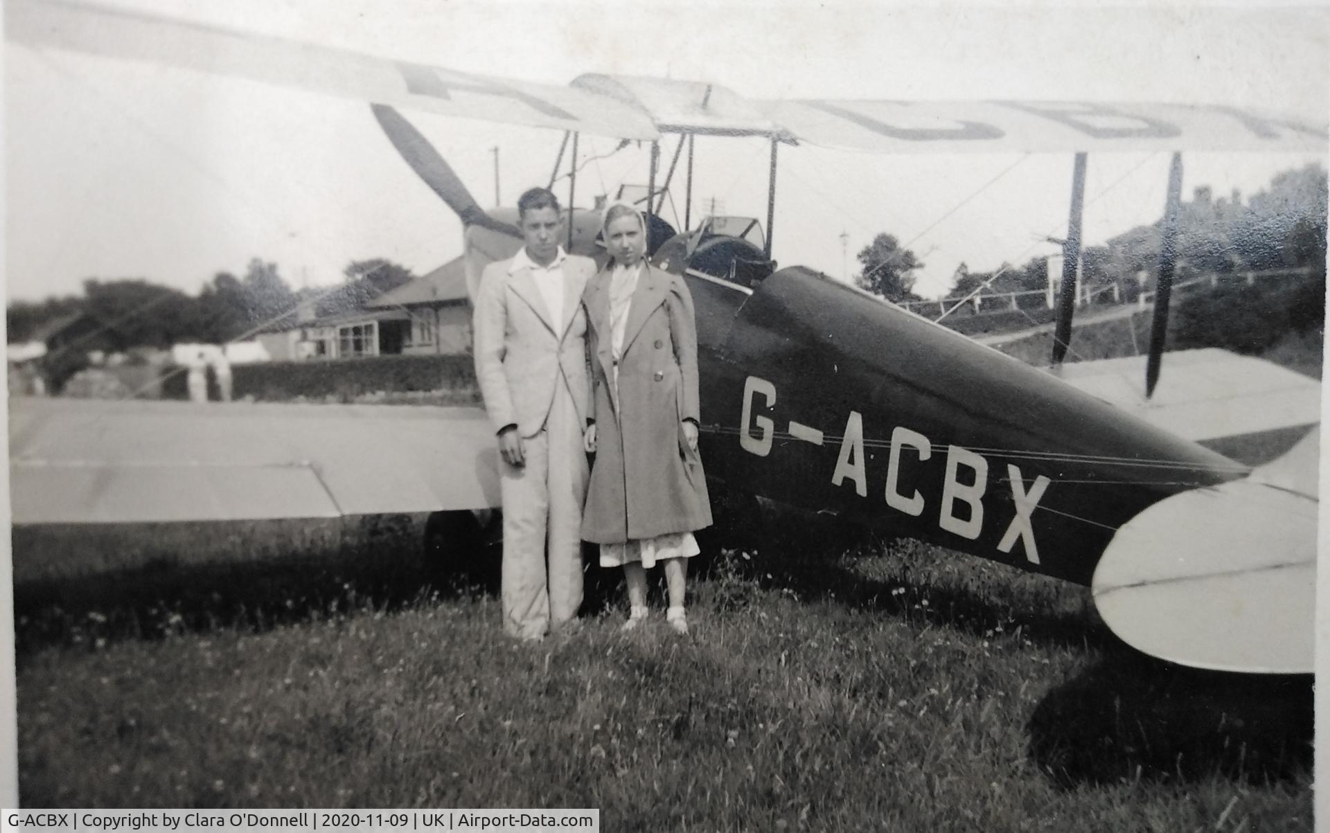 G-ACBX, De Havilland DH60G III MOTH MAJOR C/N 5020, Charles and Marjorie Jaques