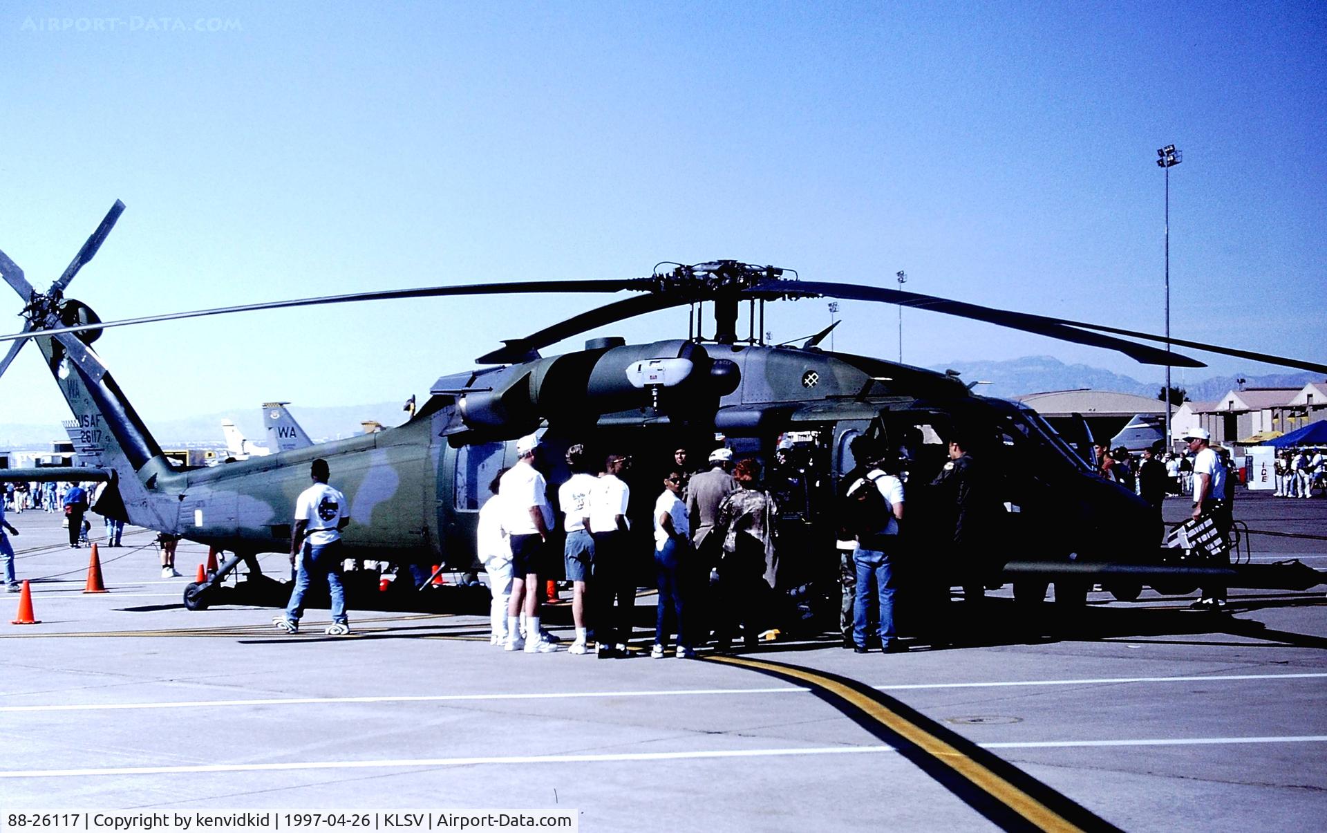 88-26117, 1988 Sikorsky HH-60G Pave Hawk C/N 701315, At the 1997 Golden Air Tattoo, Nellis.
