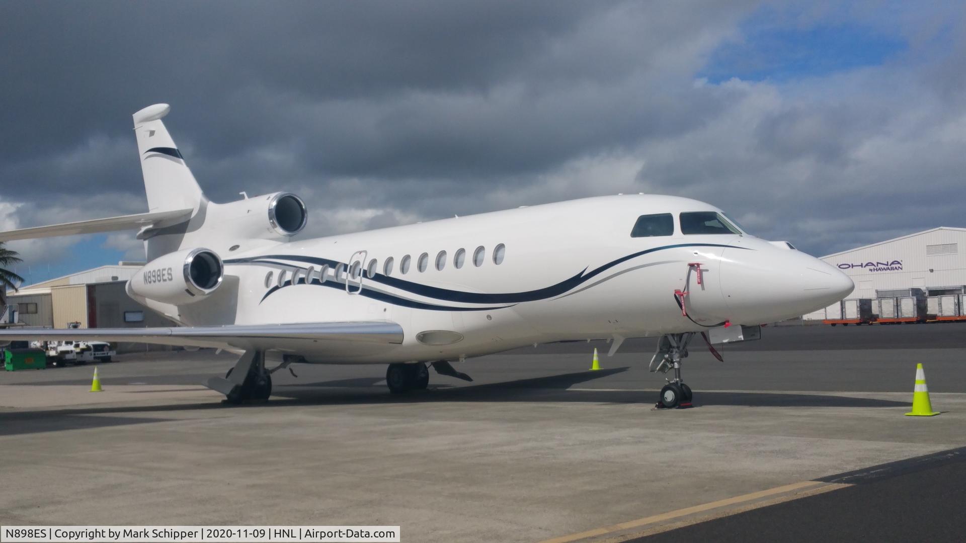 N898ES, 2007 Dassault Falcon 7X C/N 015, At Castle & Cooke
