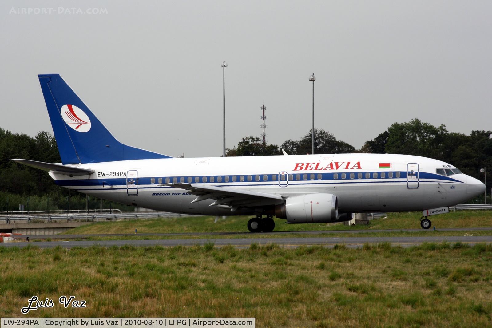 EW-294PA, 1996 Boeing 737-505 C/N 26338, Belavia