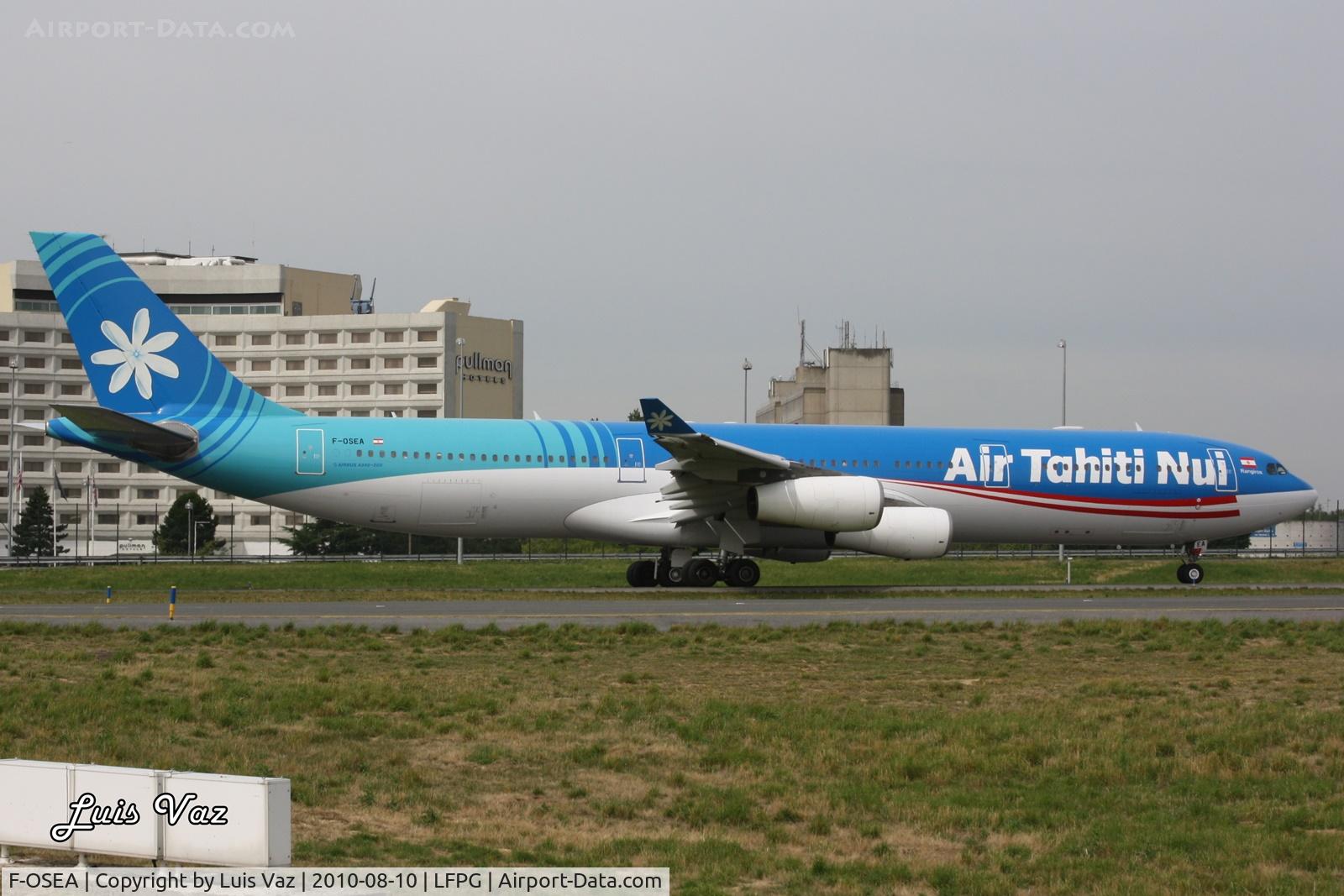 F-OSEA, 2001 Airbus A340-313 C/N 438, Air Tahiti Nui