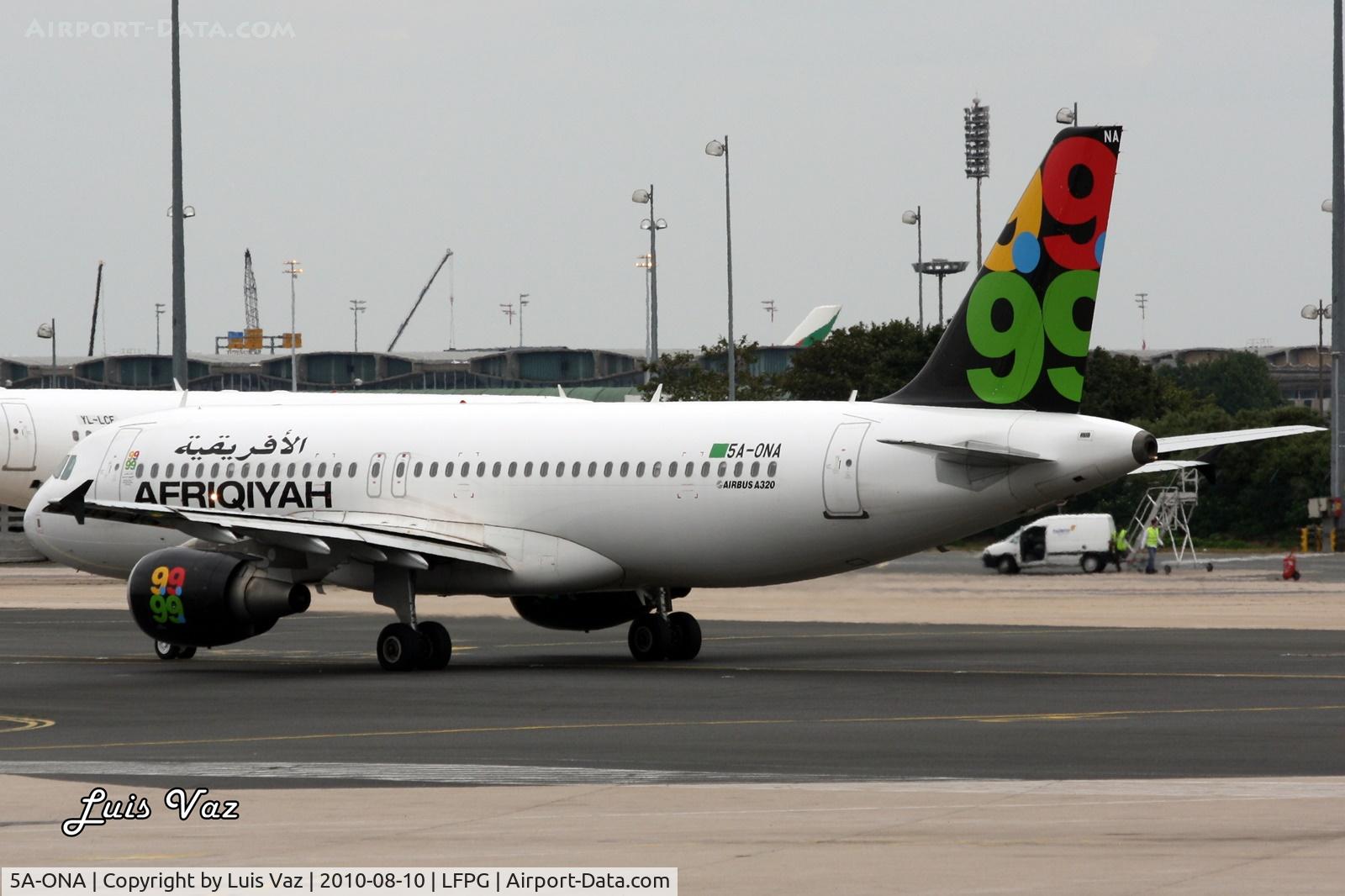5A-ONA, 2007 Airbus A320-214 C/N 3224, Afriqiyah