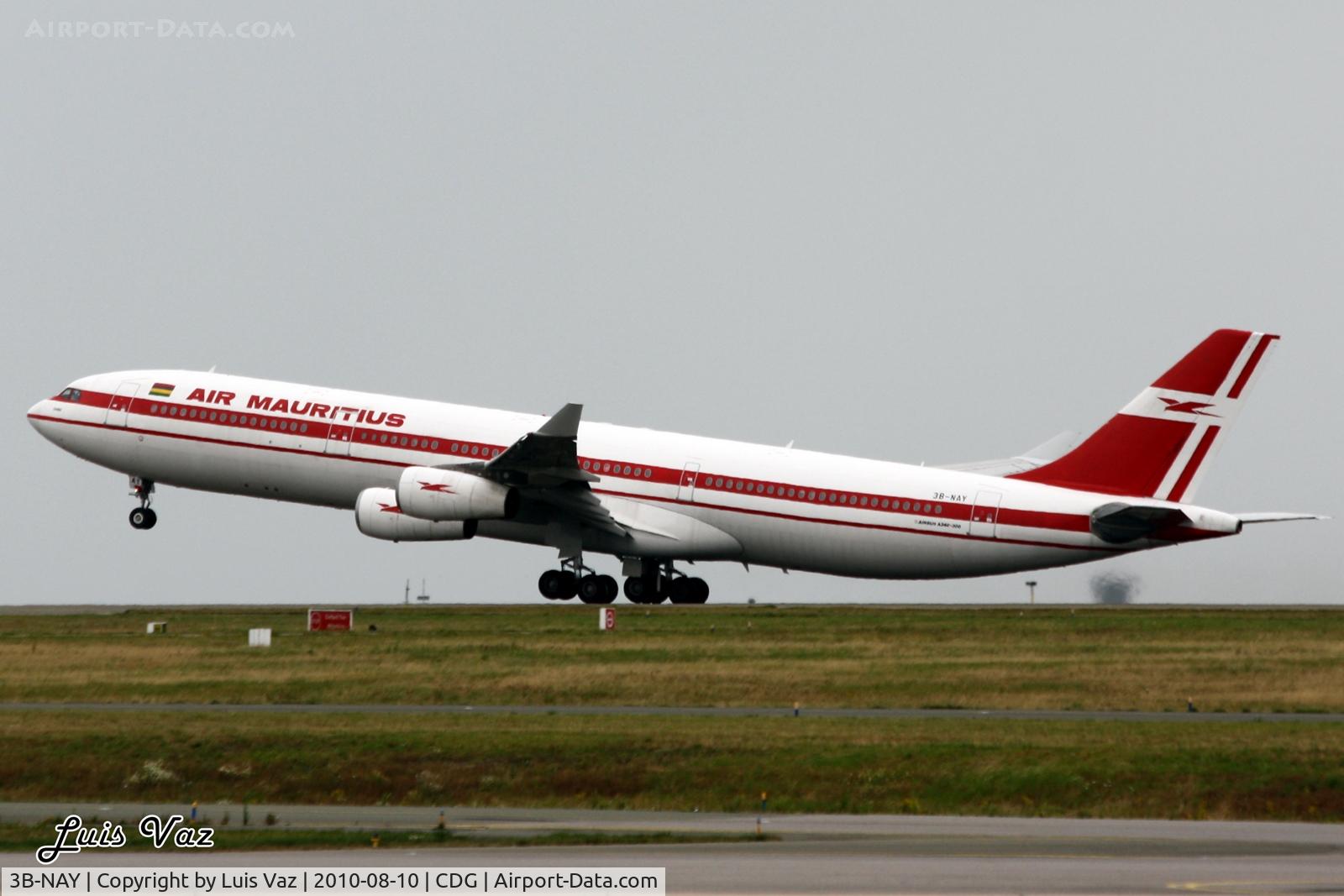 3B-NAY, 1996 Airbus A340-313 C/N 152, Air Mauritius
