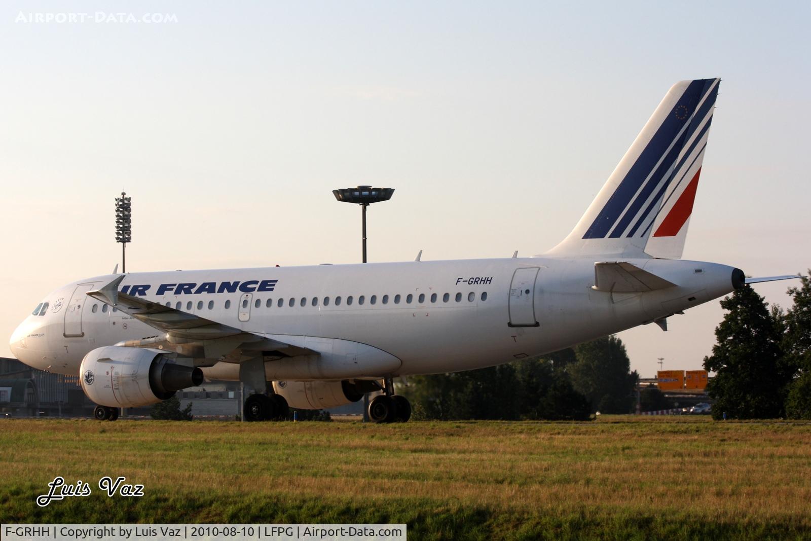 F-GRHH, 1999 Airbus A319-111 C/N 1151, Air France
