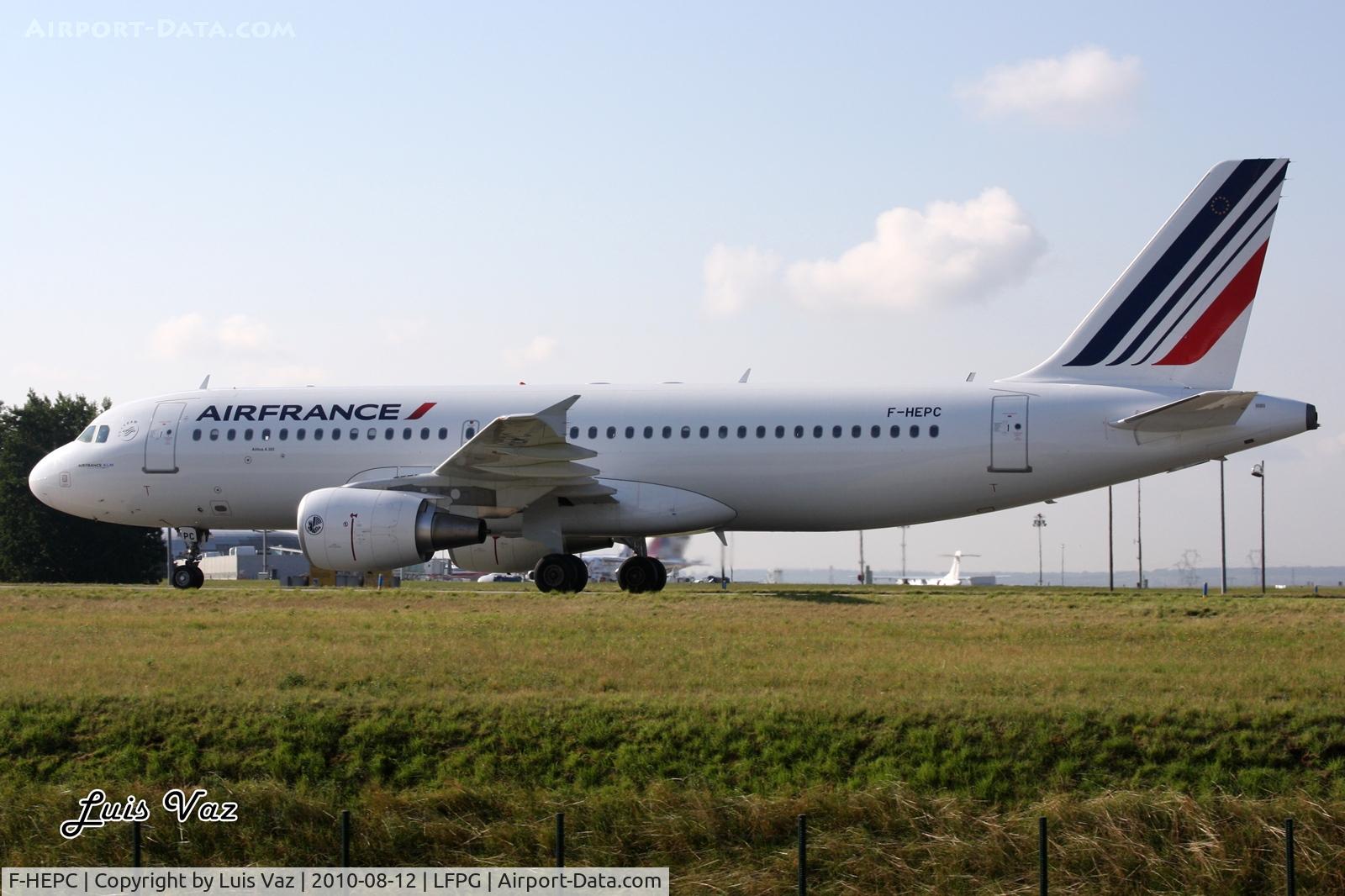 F-HEPC, 2010 Airbus A320-214 C/N 4267, Air France