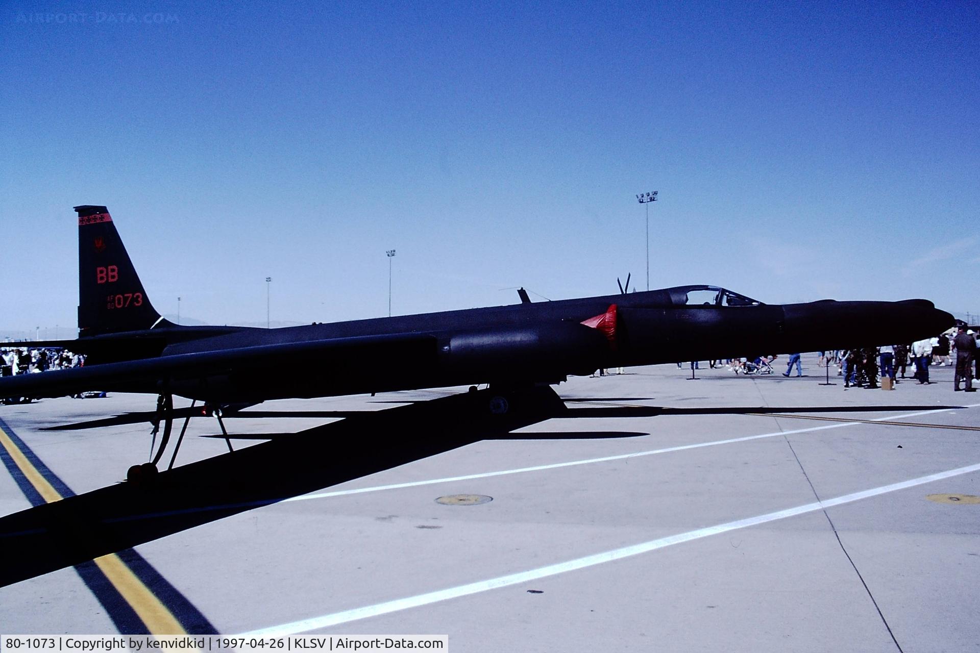 80-1073, 1984 Lockheed U-2S (TR-1A) Dragon Lady C/N 073, At the 1997 Golden Air Tattoo, Nellis.