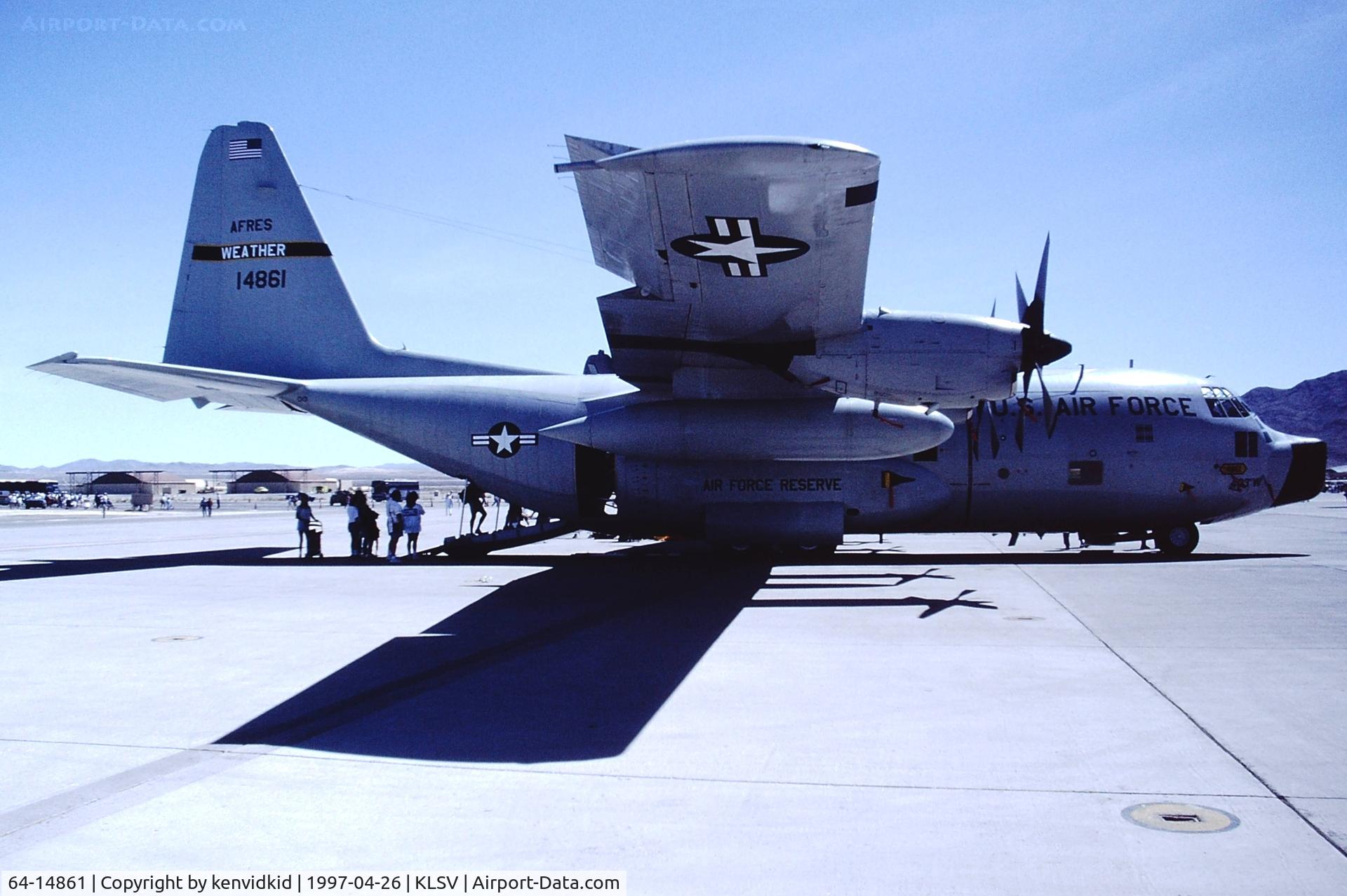 64-14861, 1964 Lockheed WC-130H-LM Hercules C/N 382-4088, At the 1997 Golden Air Tattoo, Nellis.