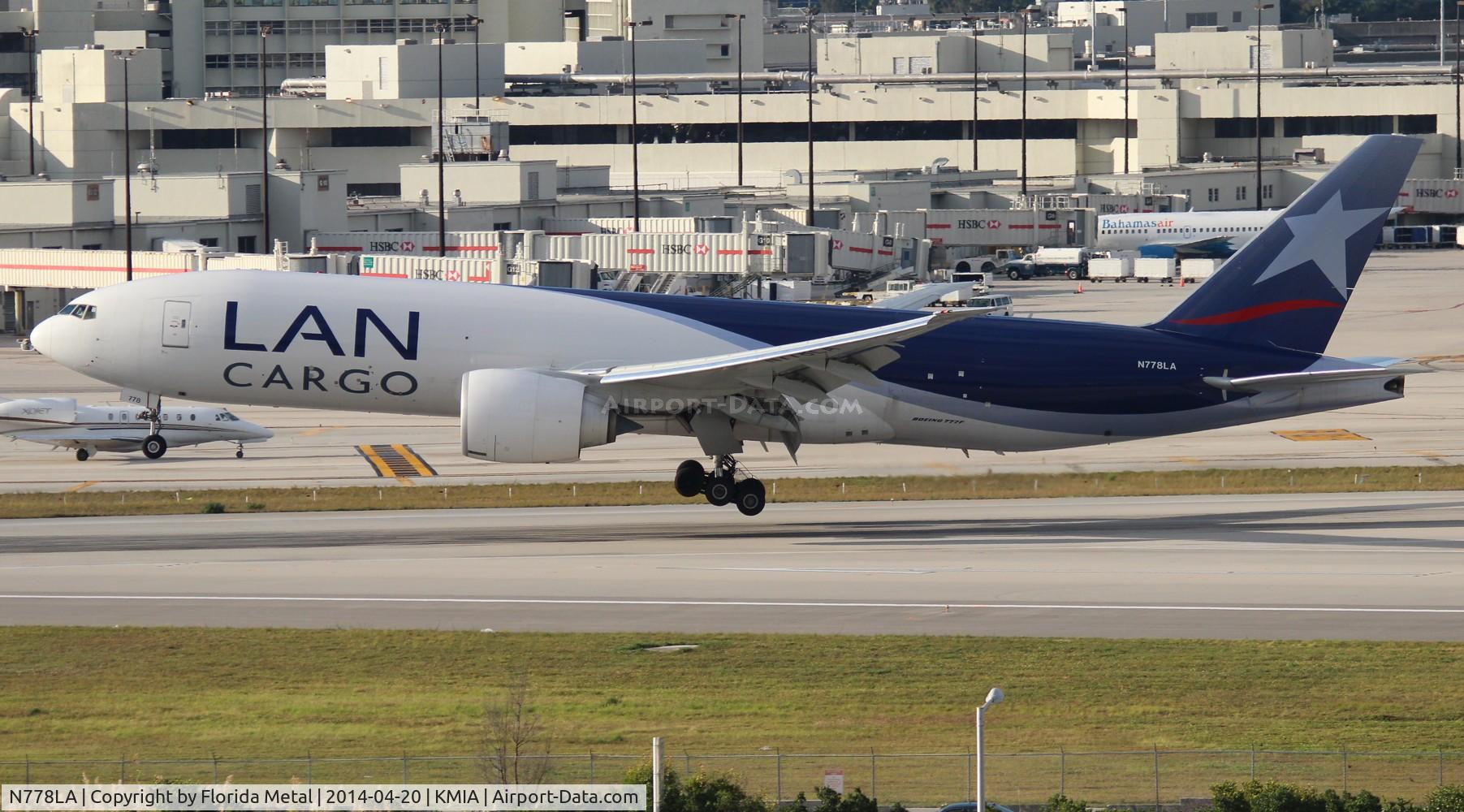 N778LA, 2012 Boeing 777-F6N C/N 41518, MIA spotting 2014